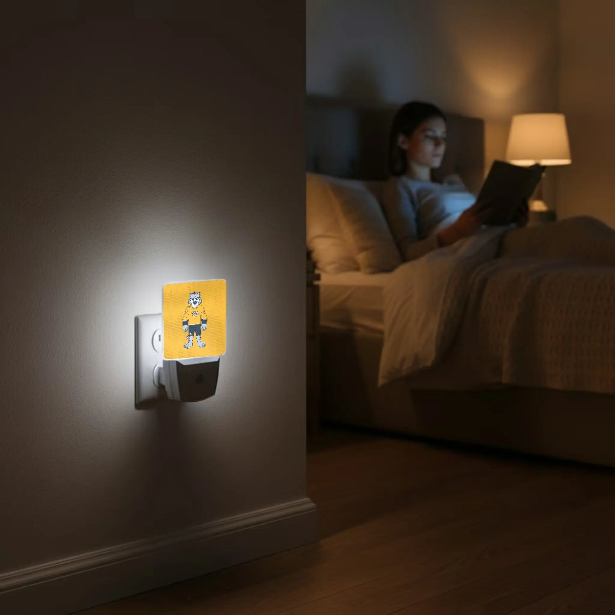 Nashville Predators Solid Night Light 2-Pack - Lifestyle