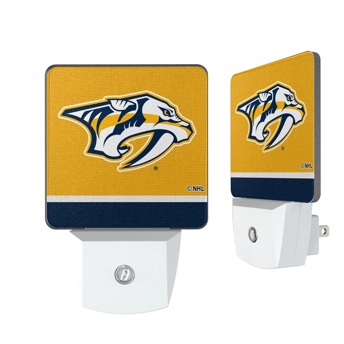 Nashville Predators Stripe Night Light 2-Pack