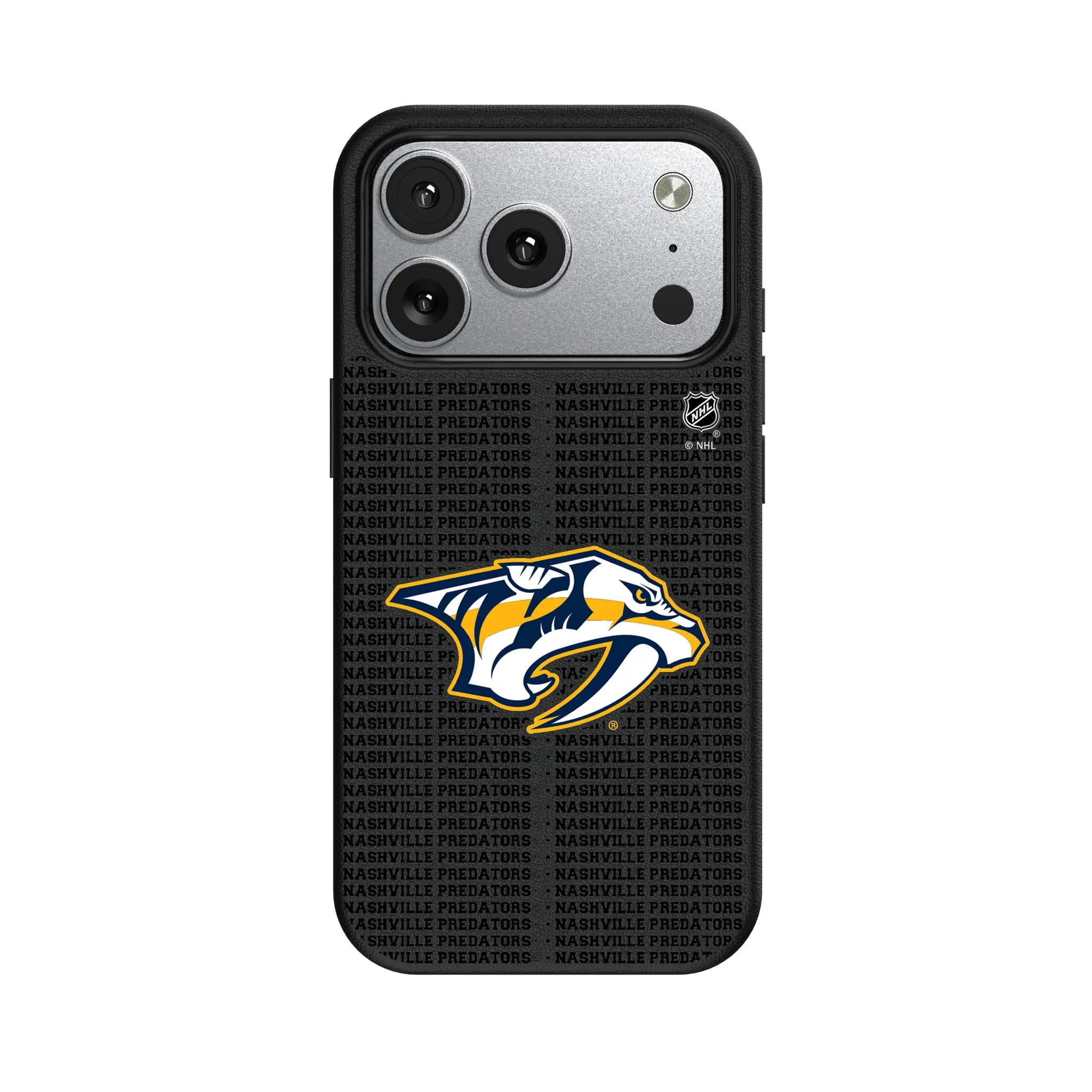 Nashville Predators Text Backdrop iPhone MagSafe Compatible Phone Case for Apple iPhone#Device_iPhone 17 Pro