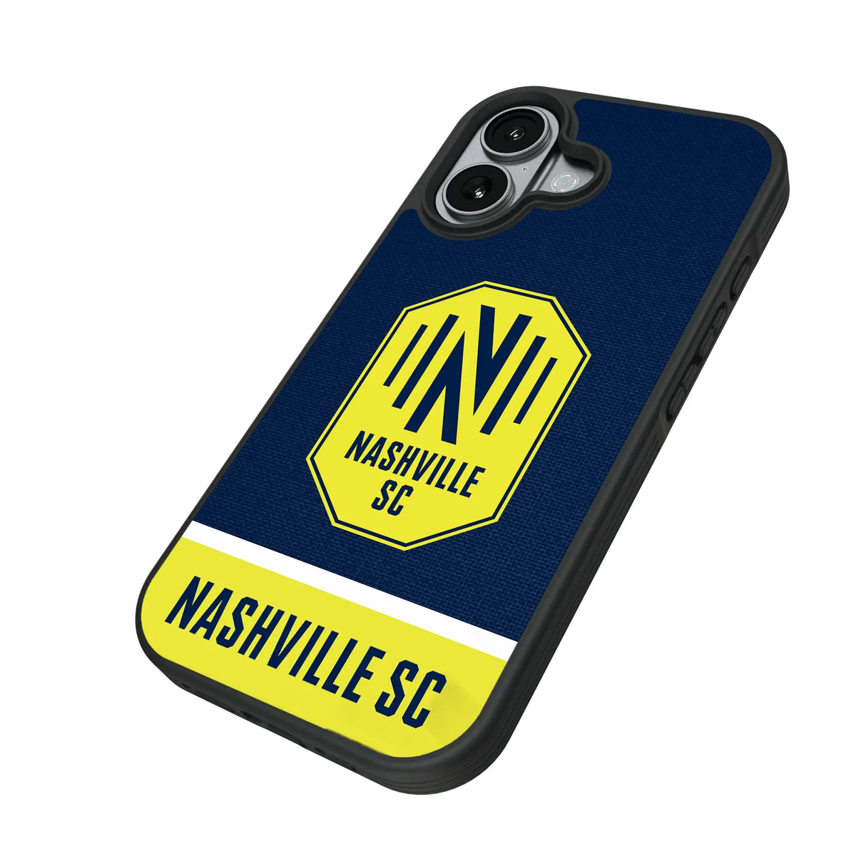 Nashville SC Endzone Solid iPhone Bump Phone Case for Apple iPhone - Isometric View#Device_iPhone 17