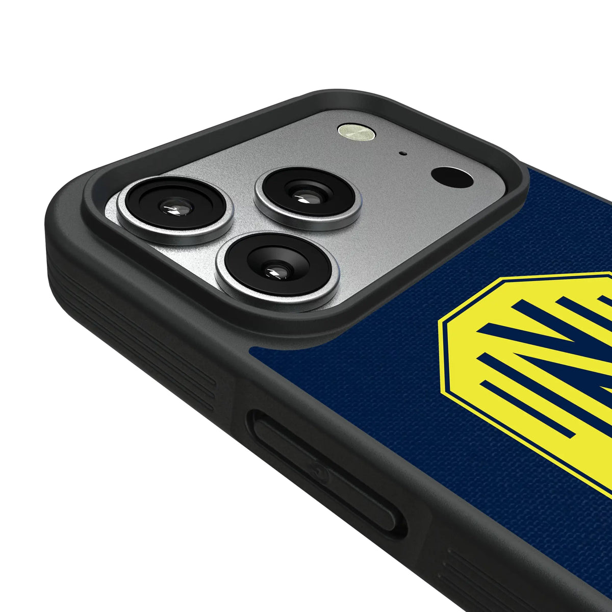 Nashville SC Endzone Solid iPhone Bump Phone Case for Apple iPhone - Detail#Device_iPhone 17 Pro