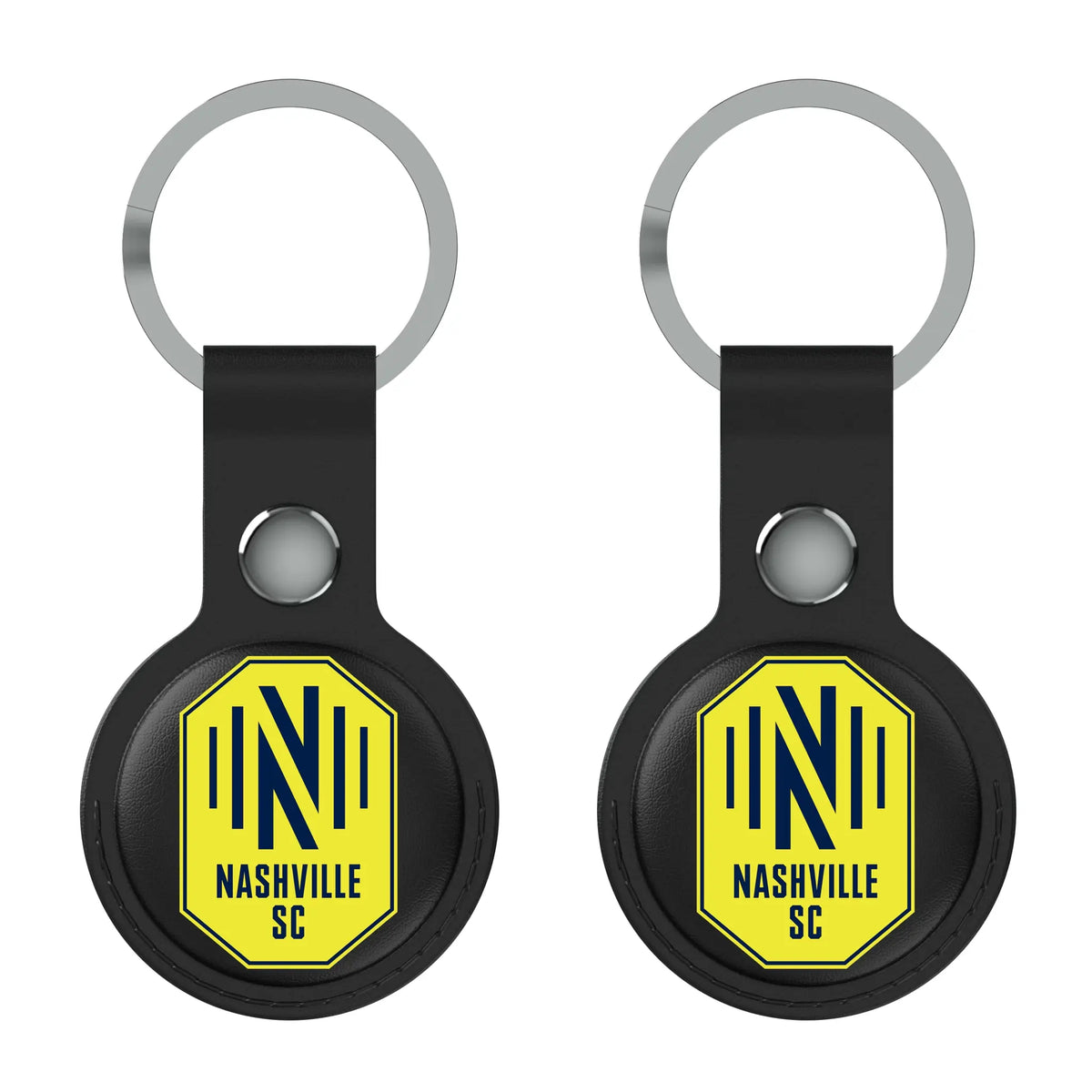 Nashville SC Insignia AirTag Black Airtag Holder 2-Pack