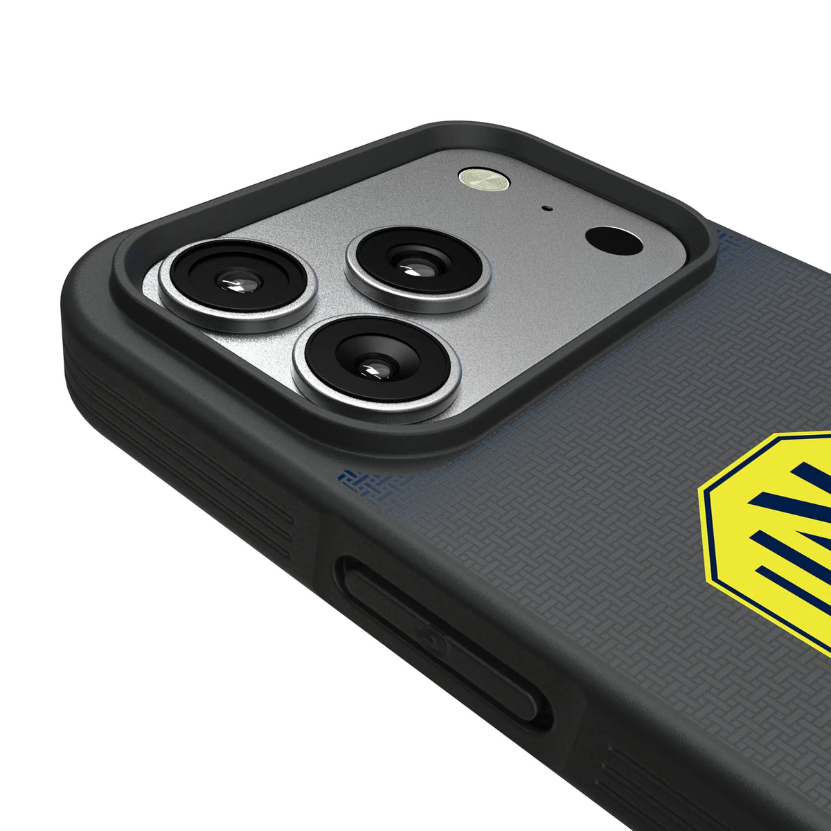 Nashville SC Linen iPhone Bump Phone Case for Apple iPhone - Detail#Device_iPhone 17 Pro