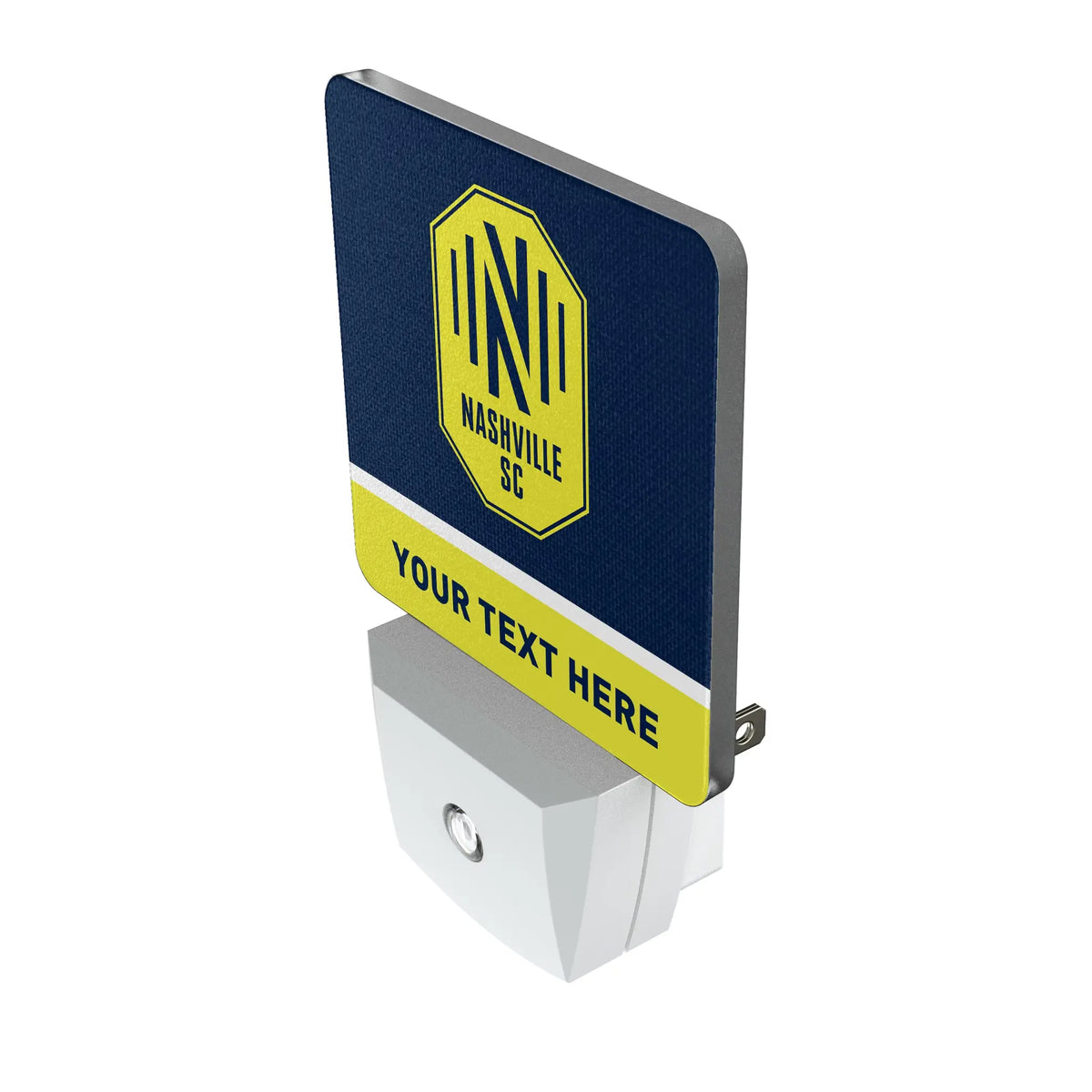 Nashville SC Personalized Endzone Solid Night Light 2-Pack - Isometric View