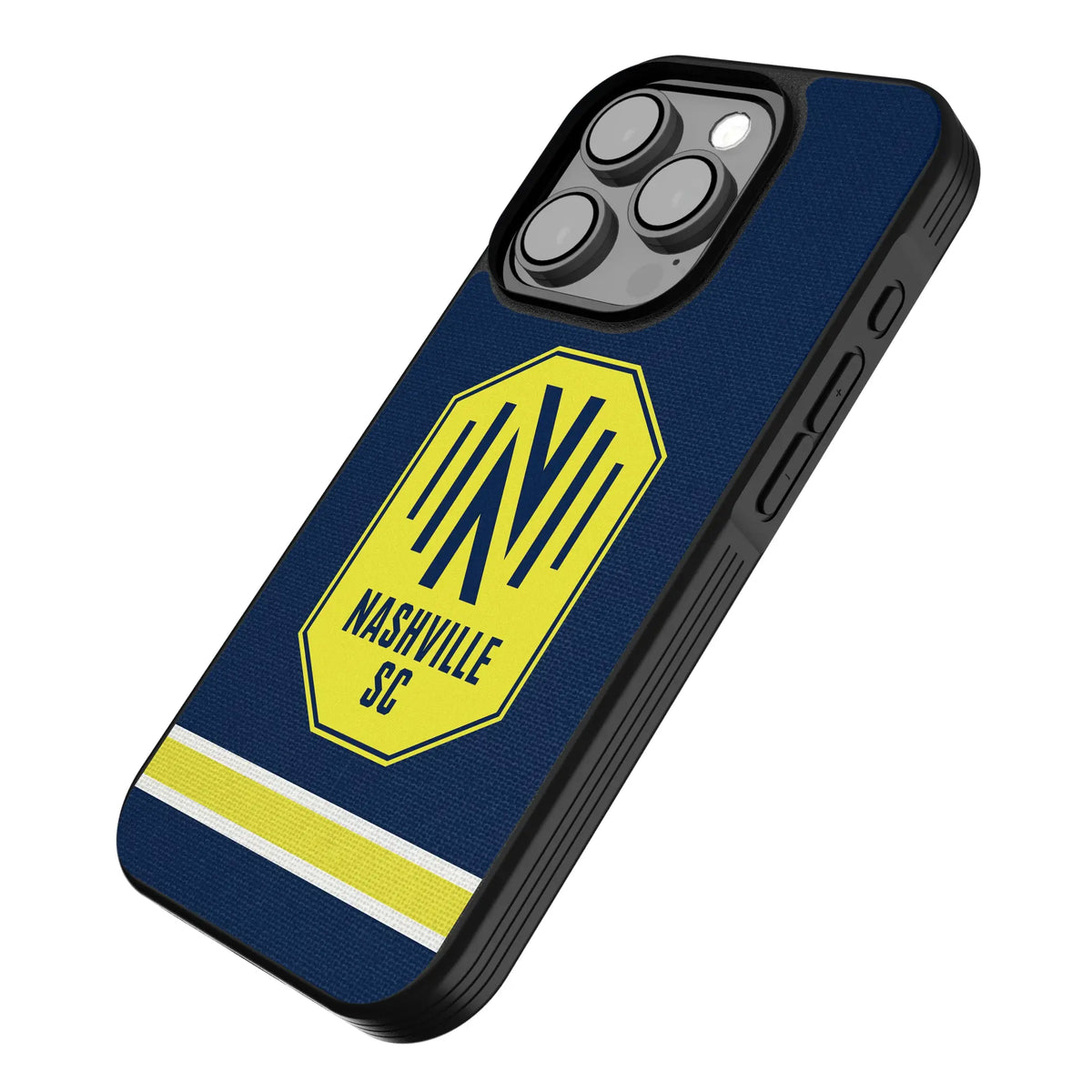 Nashville SC Stripe iPhone Bump Phone Case for Apple iPhone - Isometric View