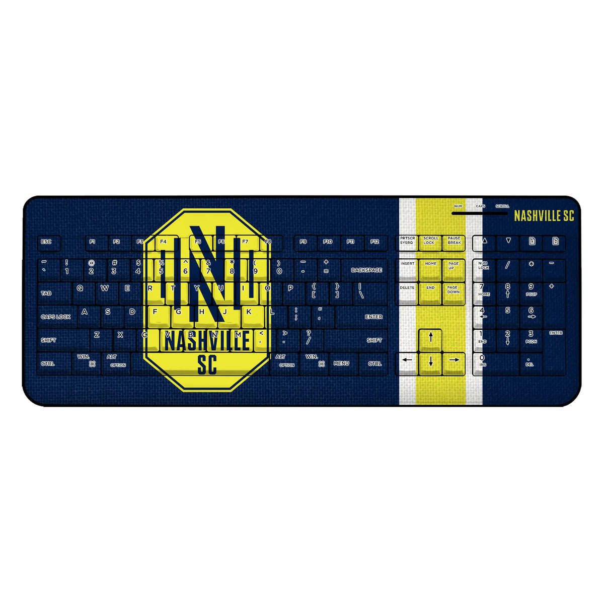 Nashville SC Stripe Wireless USB Keyboard