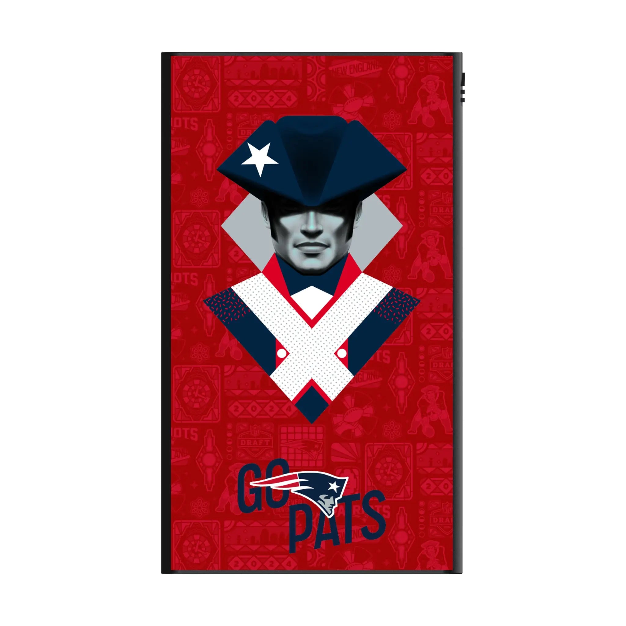 New England Patriots Deco 5000mAh Flat Power Bank