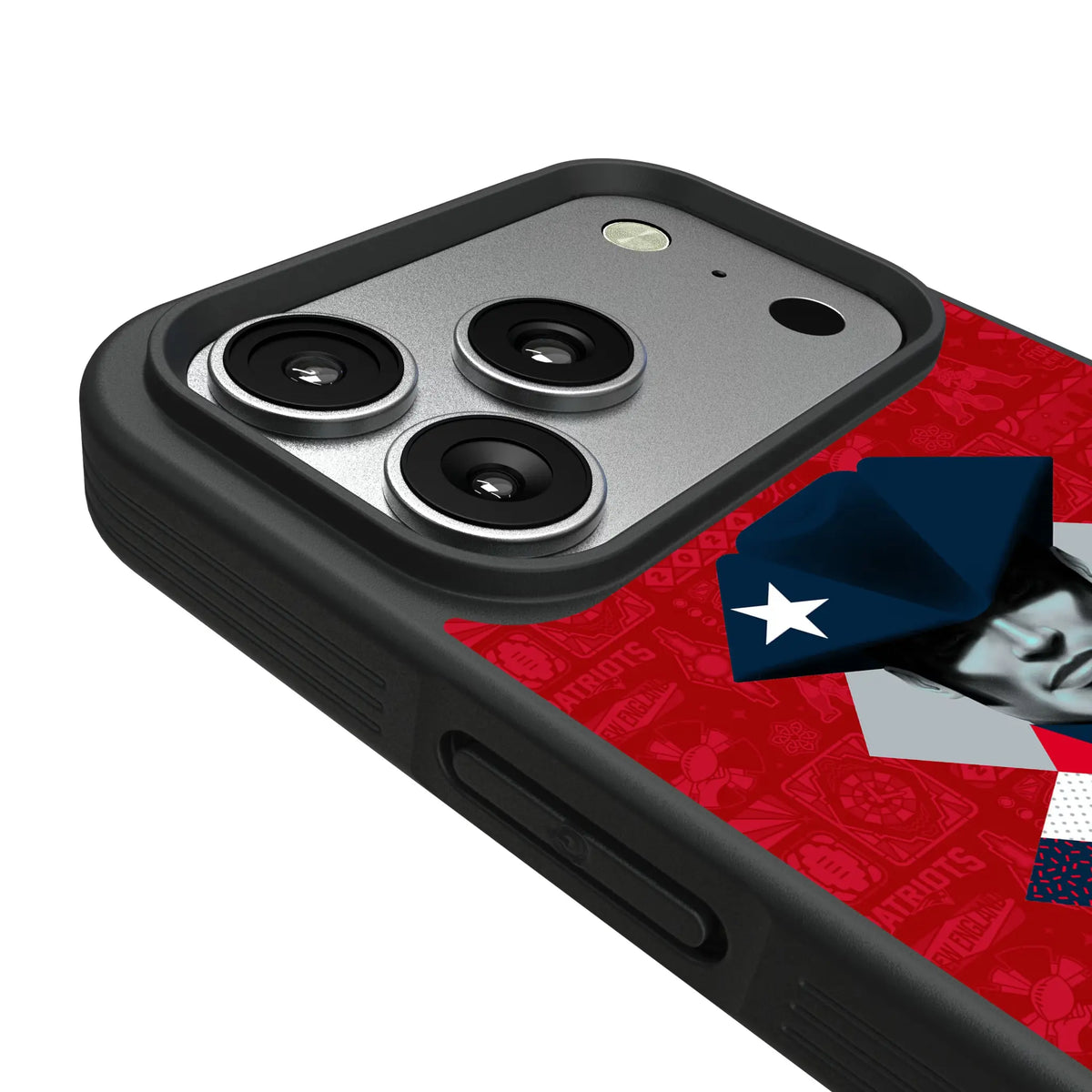 New England Patriots Deco iPhone Bump Phone Case for Apple iPhone - Detail#Device_iPhone 17 Pro