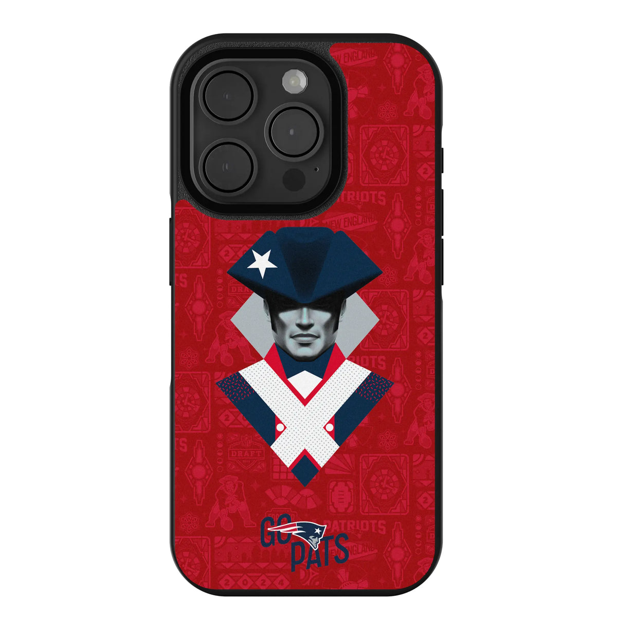 New England Patriots Deco iPhone Bump Phone Case for Apple iPhone