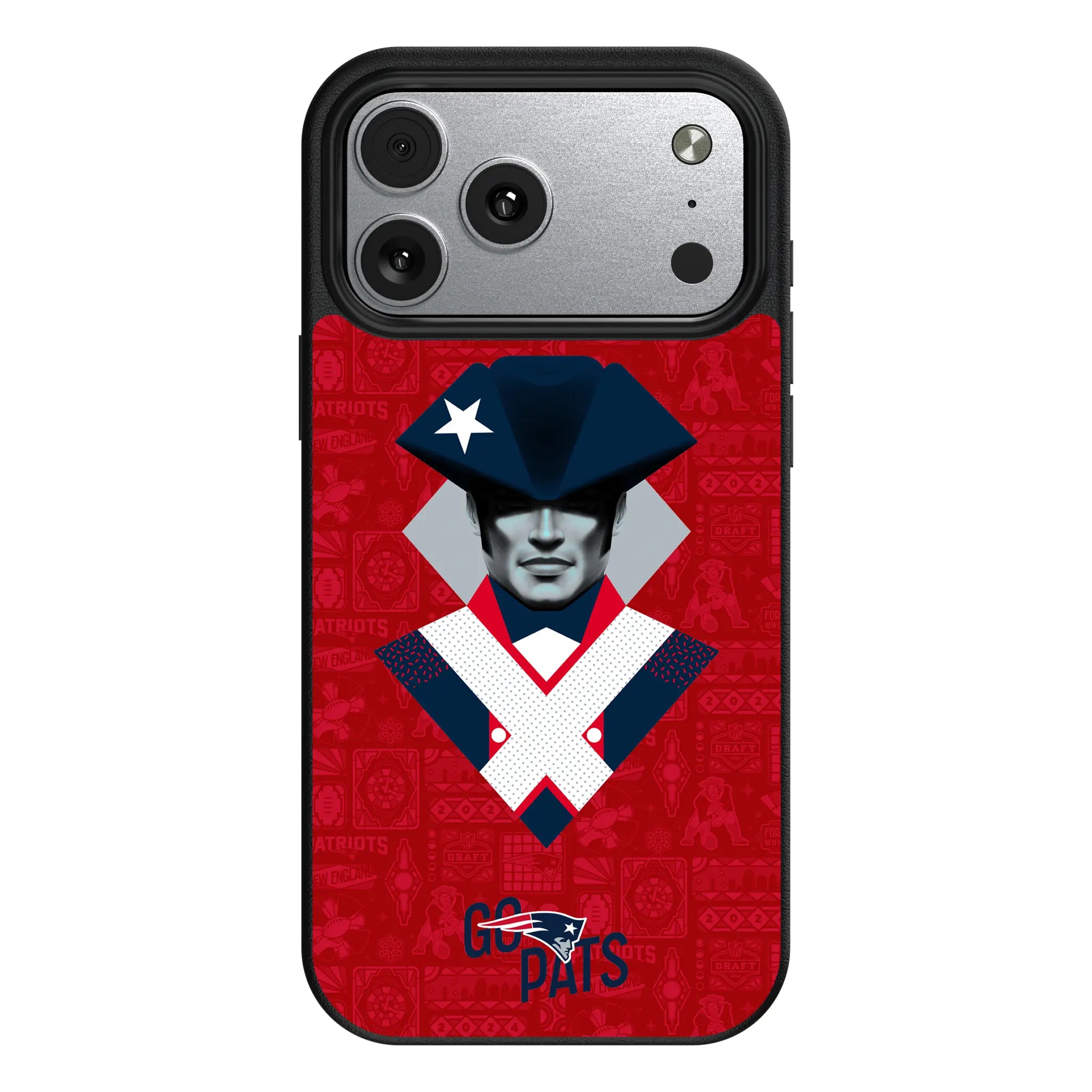 New England Patriots Deco iPhone MagSafe Compatible Phone Case for Apple iPhone#Device_iPhone 17 Pro Max