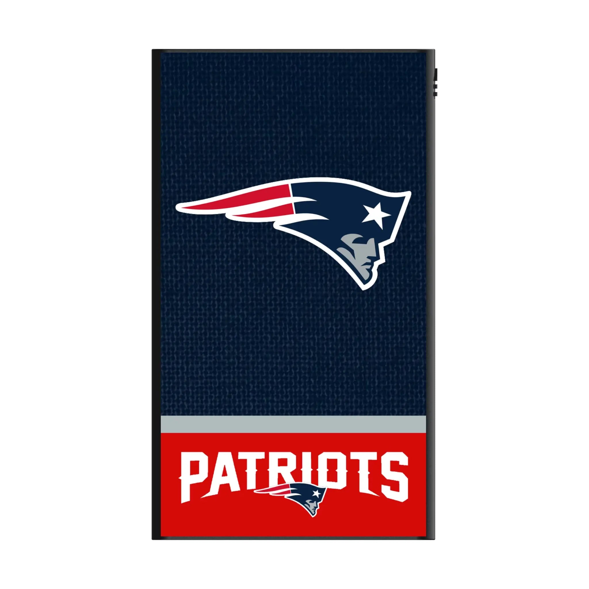 New England Patriots Endzone Solid 5000mAh Flat Power Bank