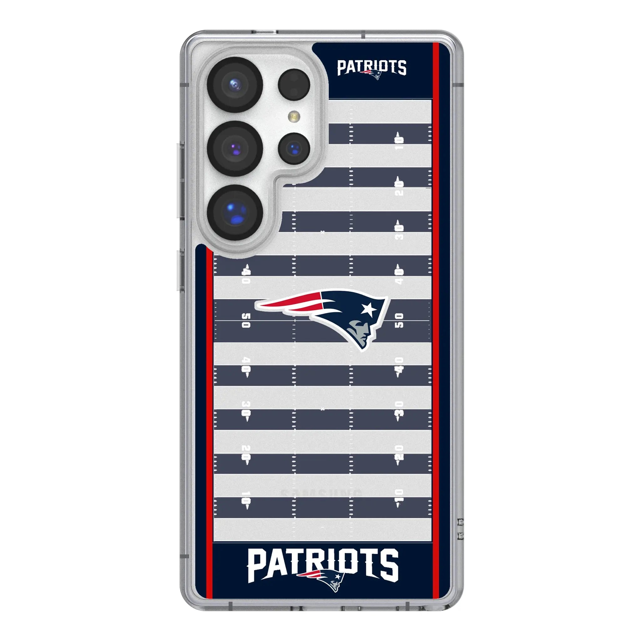New England Patriots Field Galaxy Clear Phone Case for Samsung Galaxy#Device_Galaxy S25 Ultra