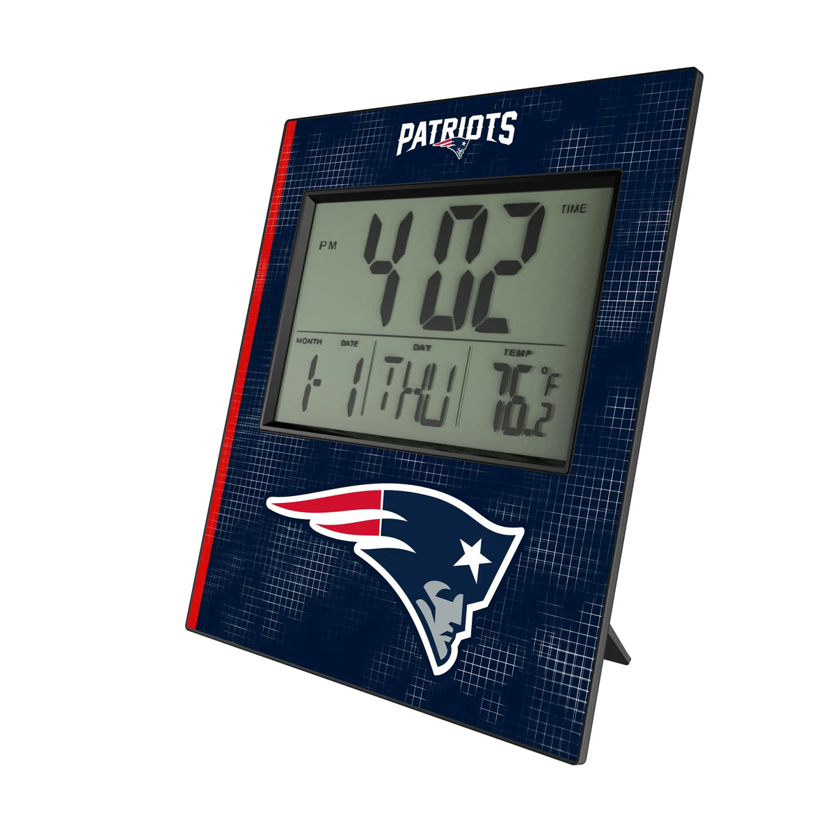 New England Patriots Hatch Wall Clock