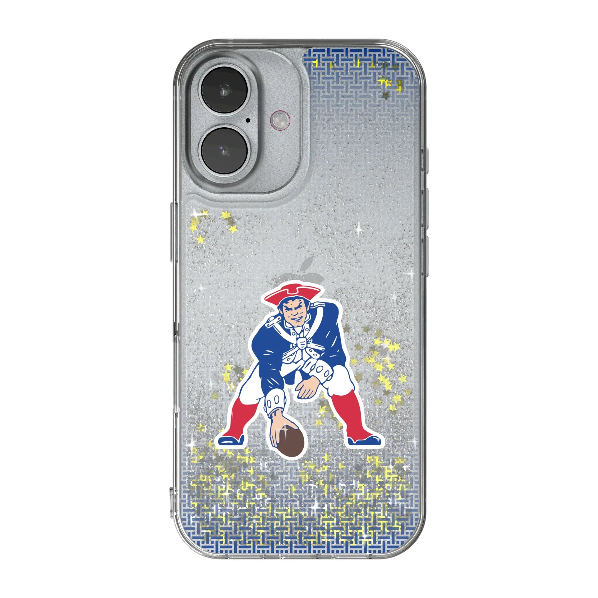 New England Patriots Historic Collection Linen iPhone Glitter Phone Case for Apple iPhone