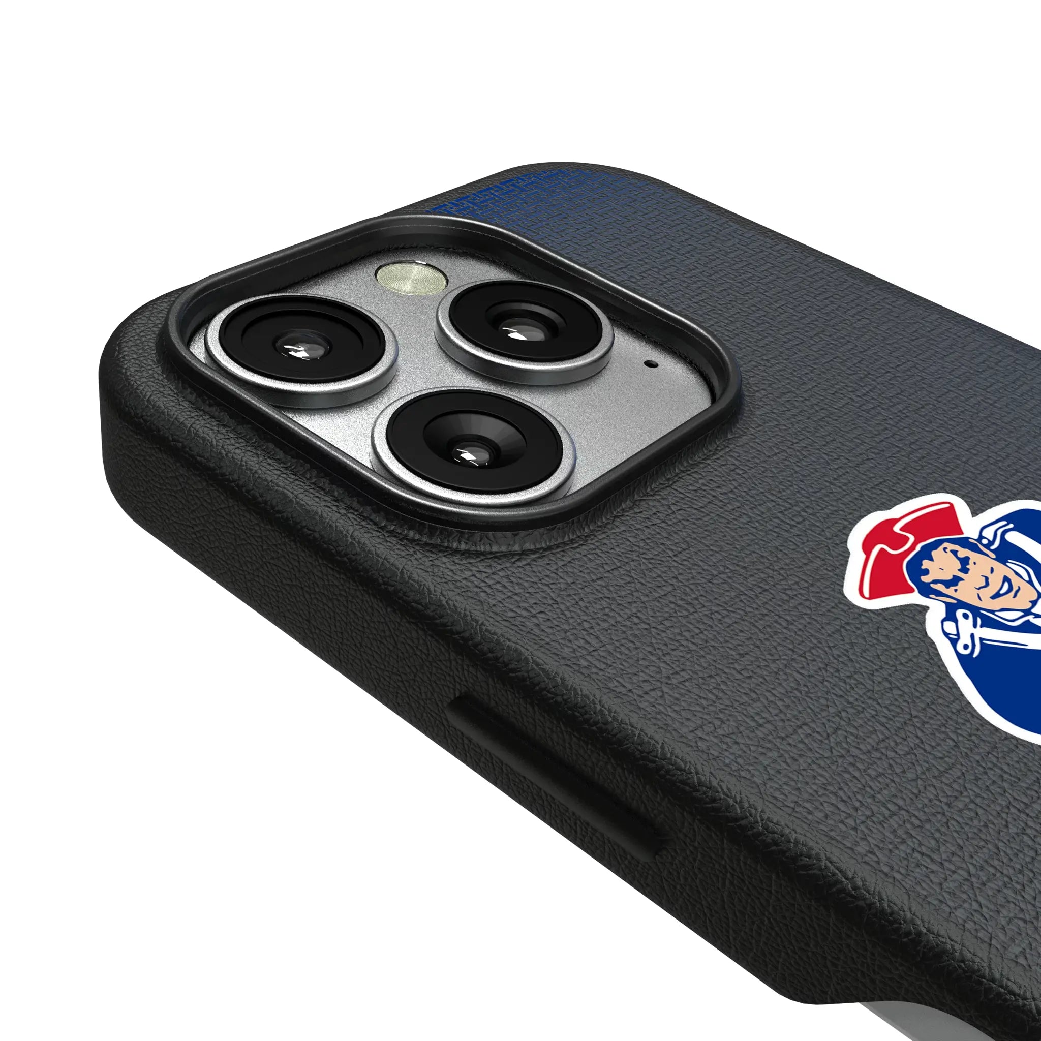 New England Patriots Historic Collection Linen iPhone MagSafe Compatible Phone Case for Apple iPhone - Detail