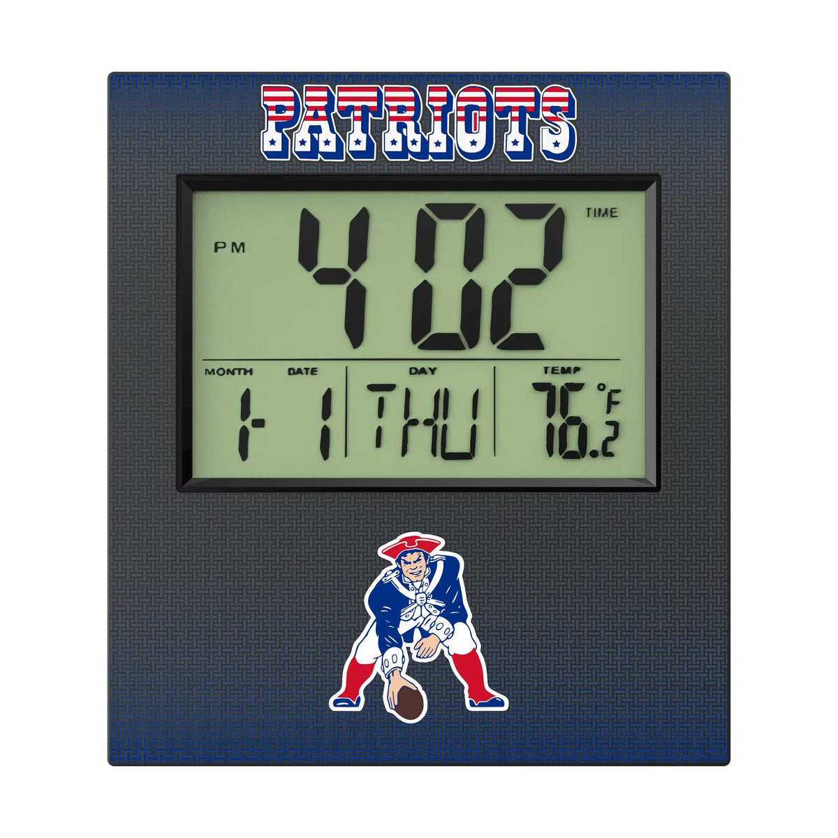 New England Patriots Historic Collection Linen Wall Clock