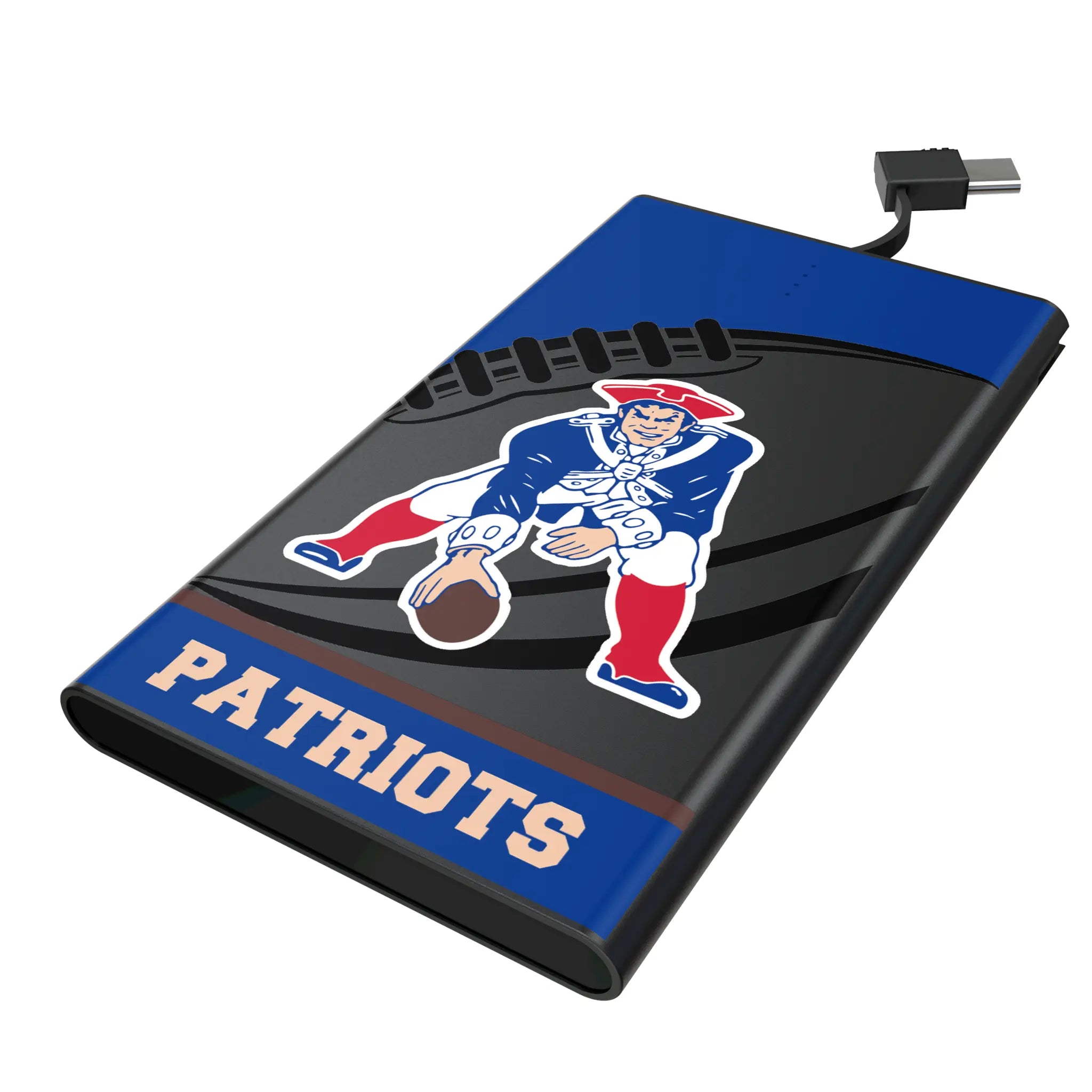 New England Patriots Historic Collection Passtime 5000mAh Flat Power Bank