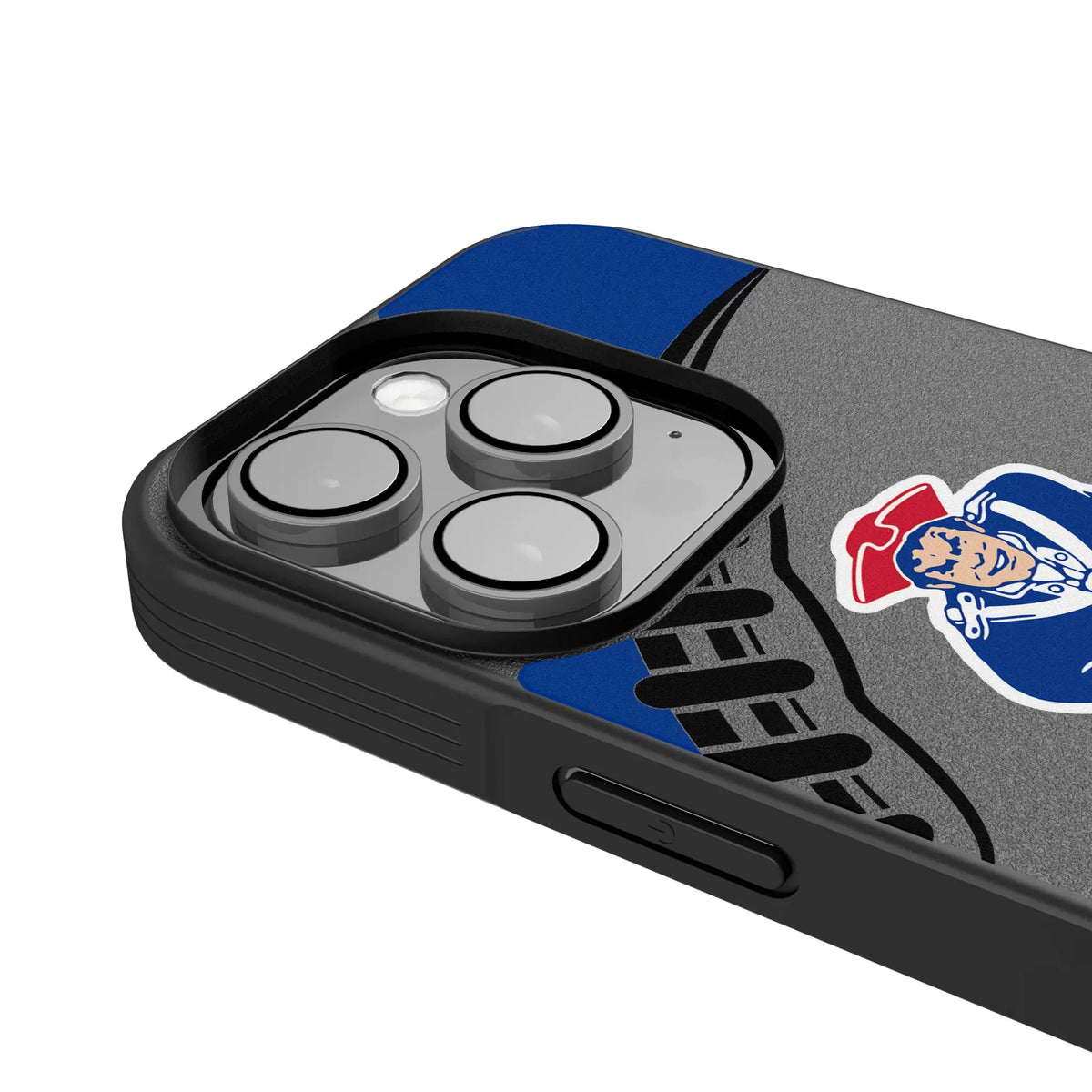 New England Patriots Historic Collection Passtime iPhone Bump Phone Case for Apple iPhone - Detail
