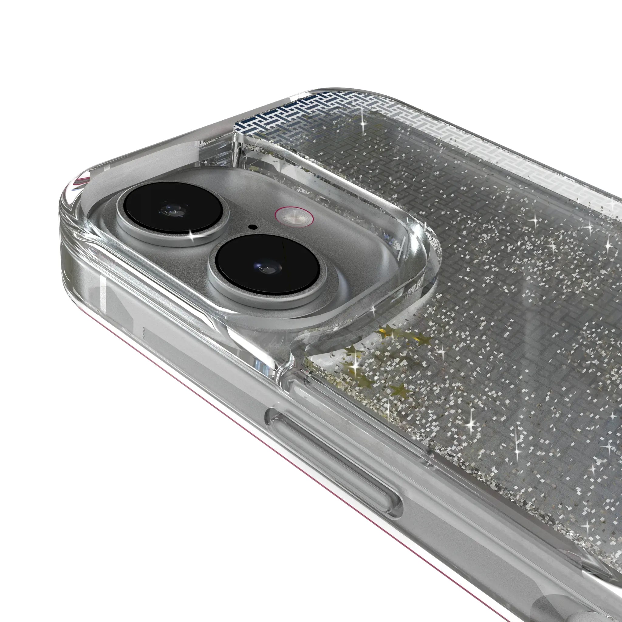 New England Patriots Linen iPhone Glitter Phone Case for Apple iPhone - Detail