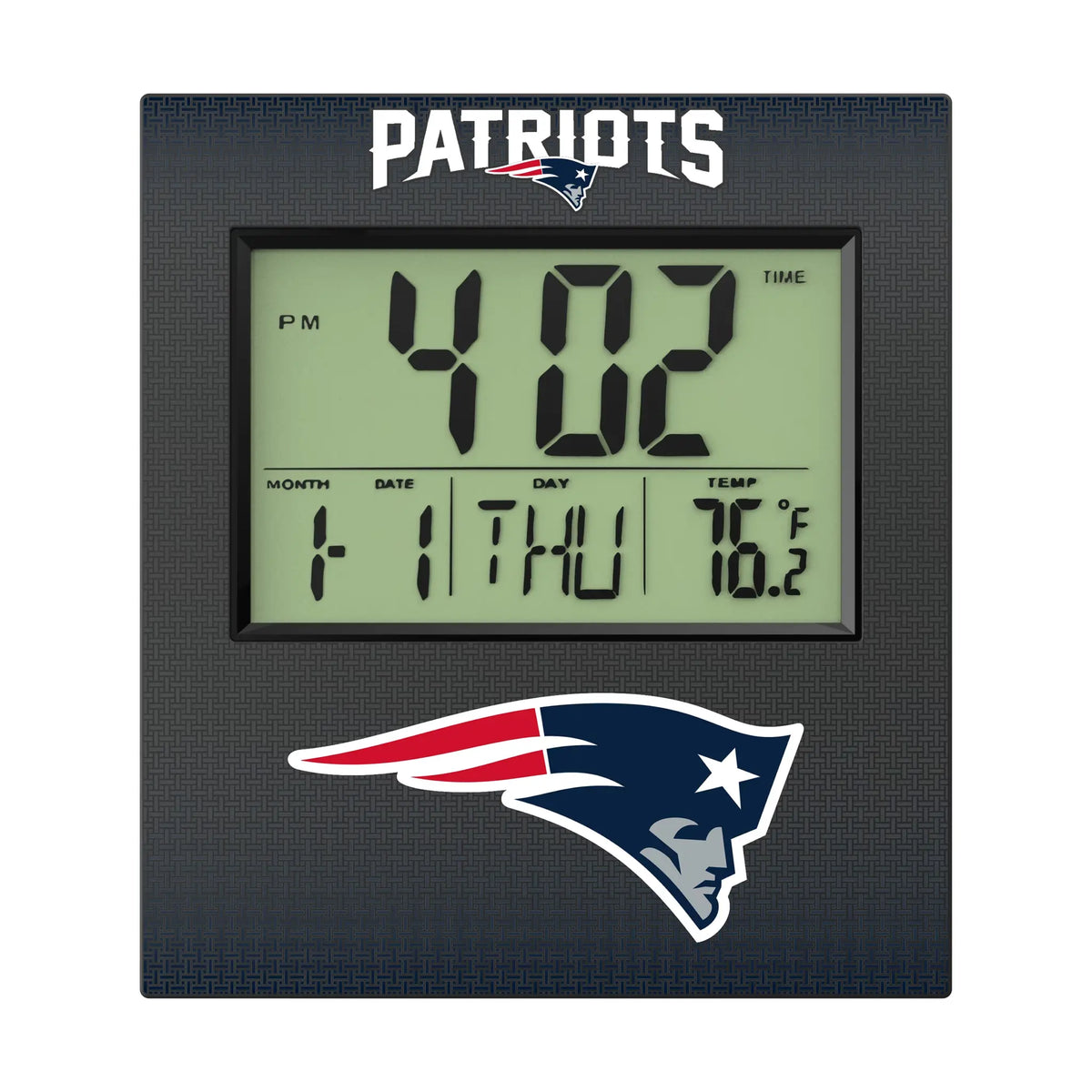 New England Patriots Linen Wall Clock