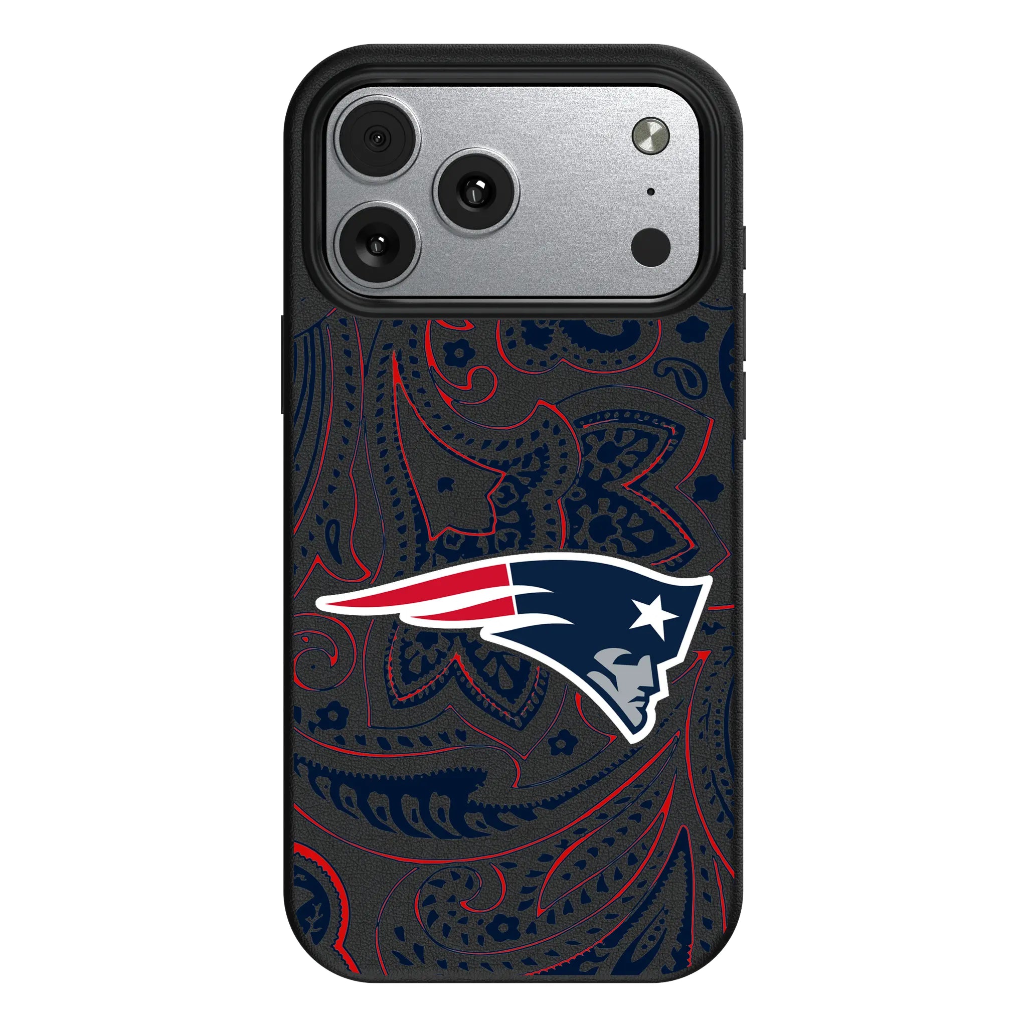 New England Patriots Paisley iPhone MagSafe Compatible Phone Case for Apple iPhone#Device_iPhone 17 Pro Max