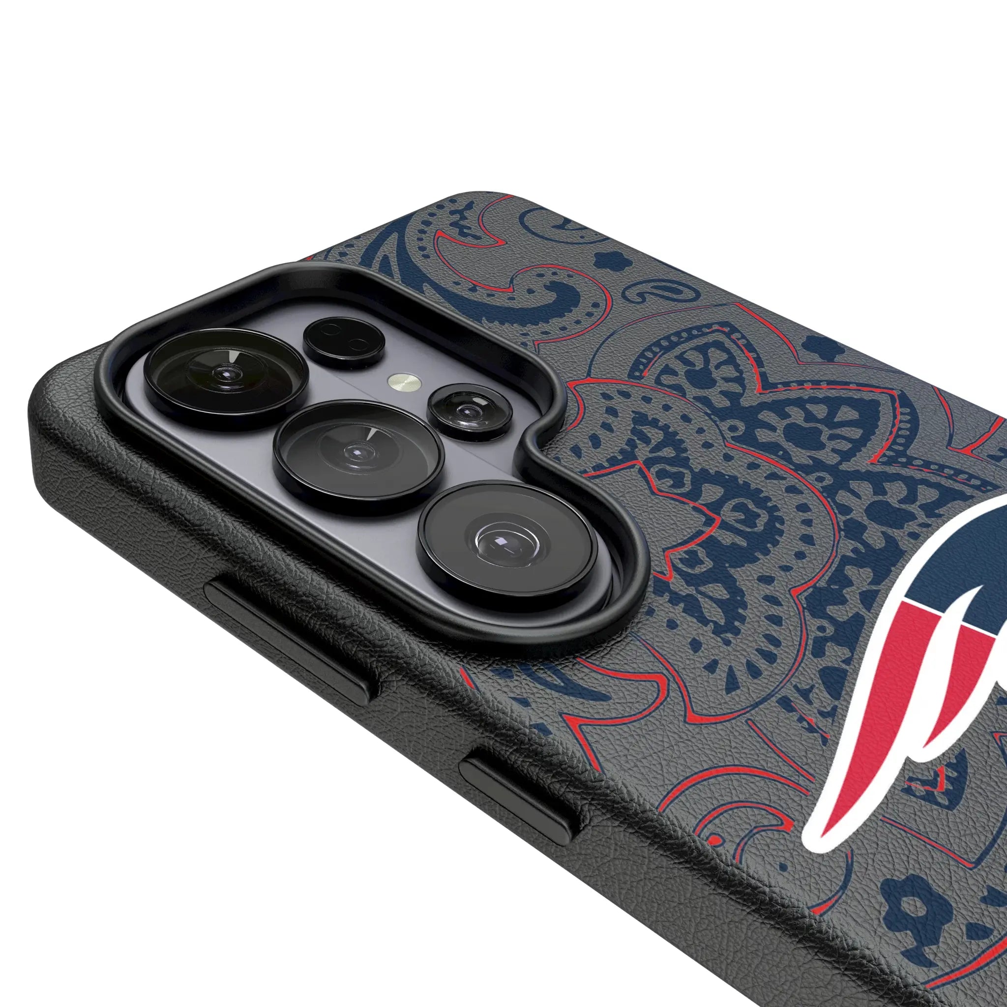 New England Patriots Paisley Galaxy MagSafe Compatible Phone Case for Samsung Galaxy - Detail#Device_Galaxy S26 Ultra