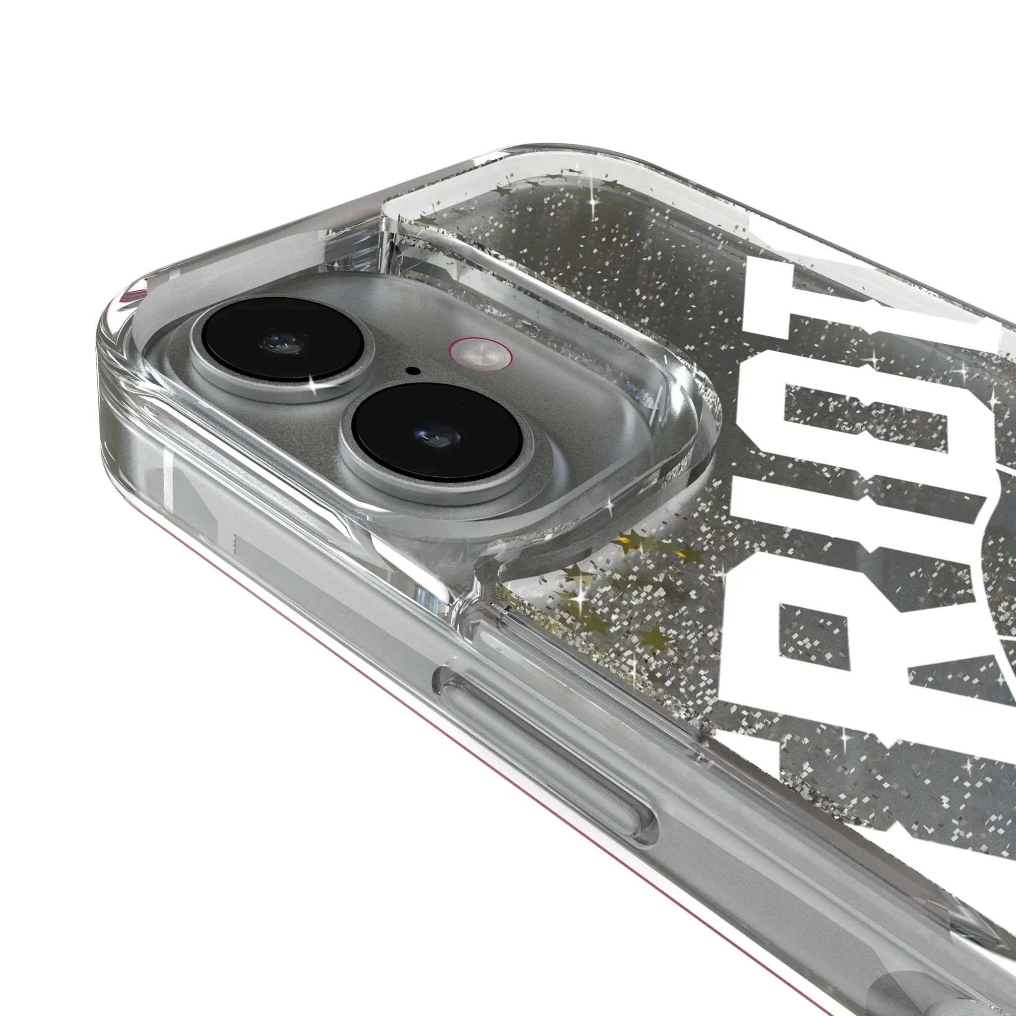 New England Patriots Personalized Tilt iPhone Glitter Phone Case for Apple iPhone - Detail