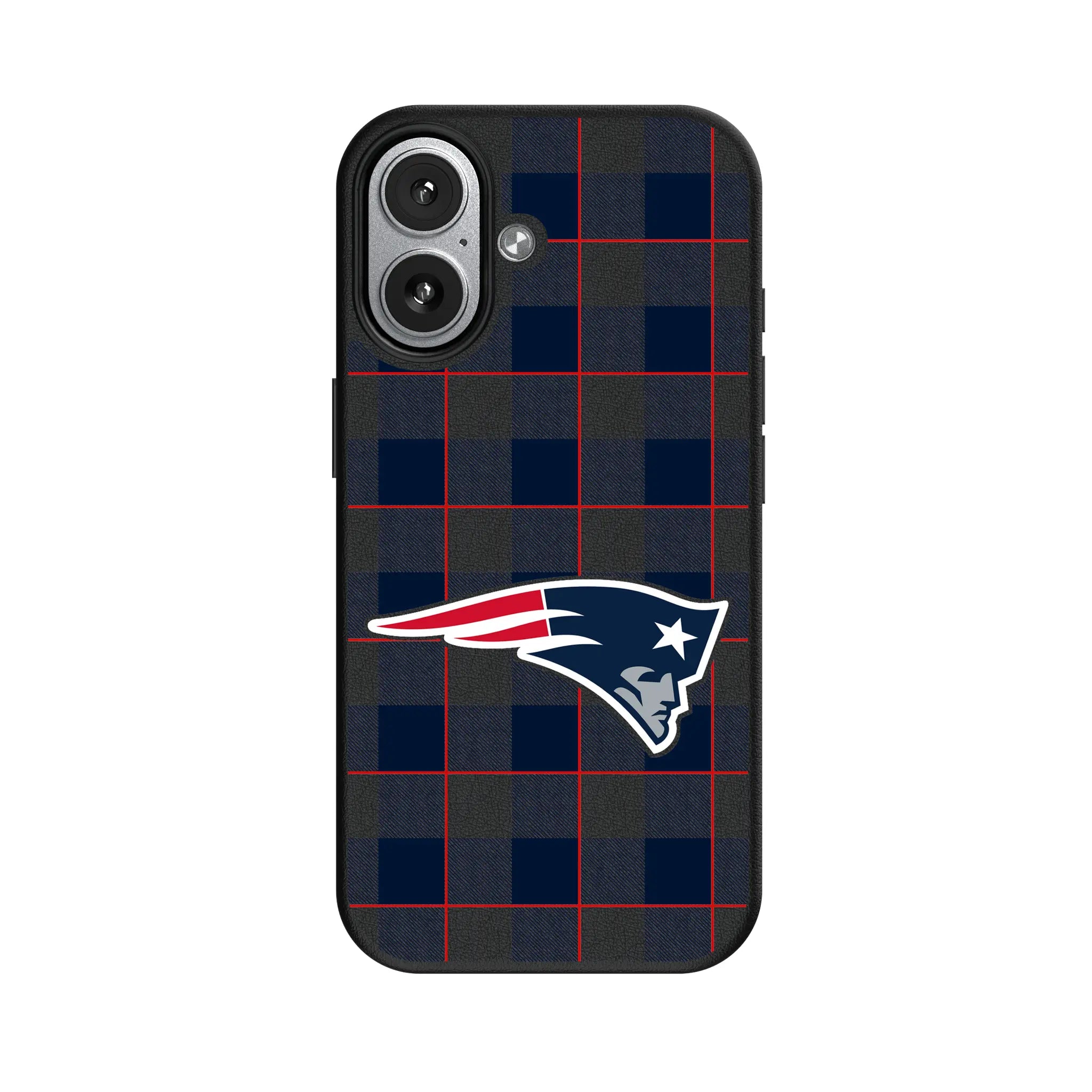 New England Patriots Plaid iPhone MagSafe Compatible Phone Case for Apple iPhone#Device_iPhone 17