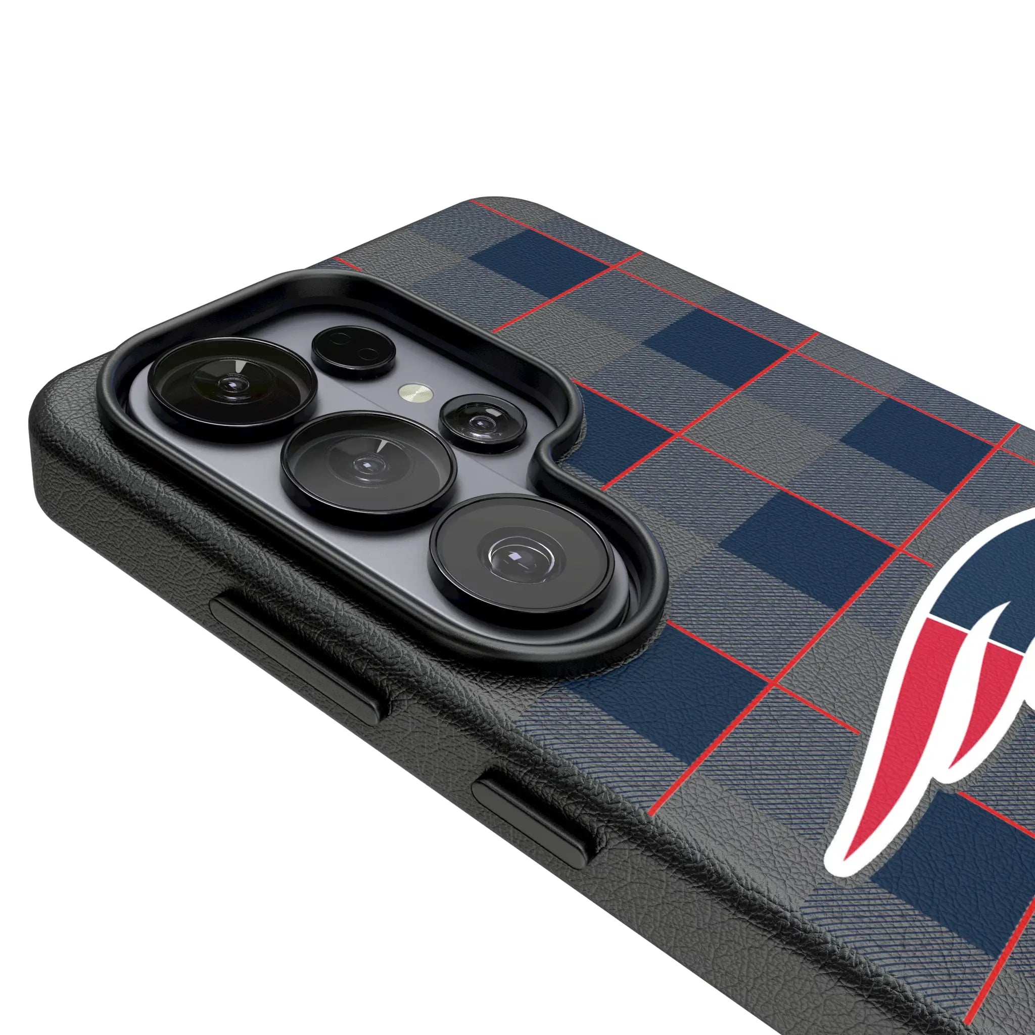 New England Patriots Plaid Galaxy MagSafe Compatible Phone Case for Samsung Galaxy - Detail#Device_Galaxy S26 Ultra