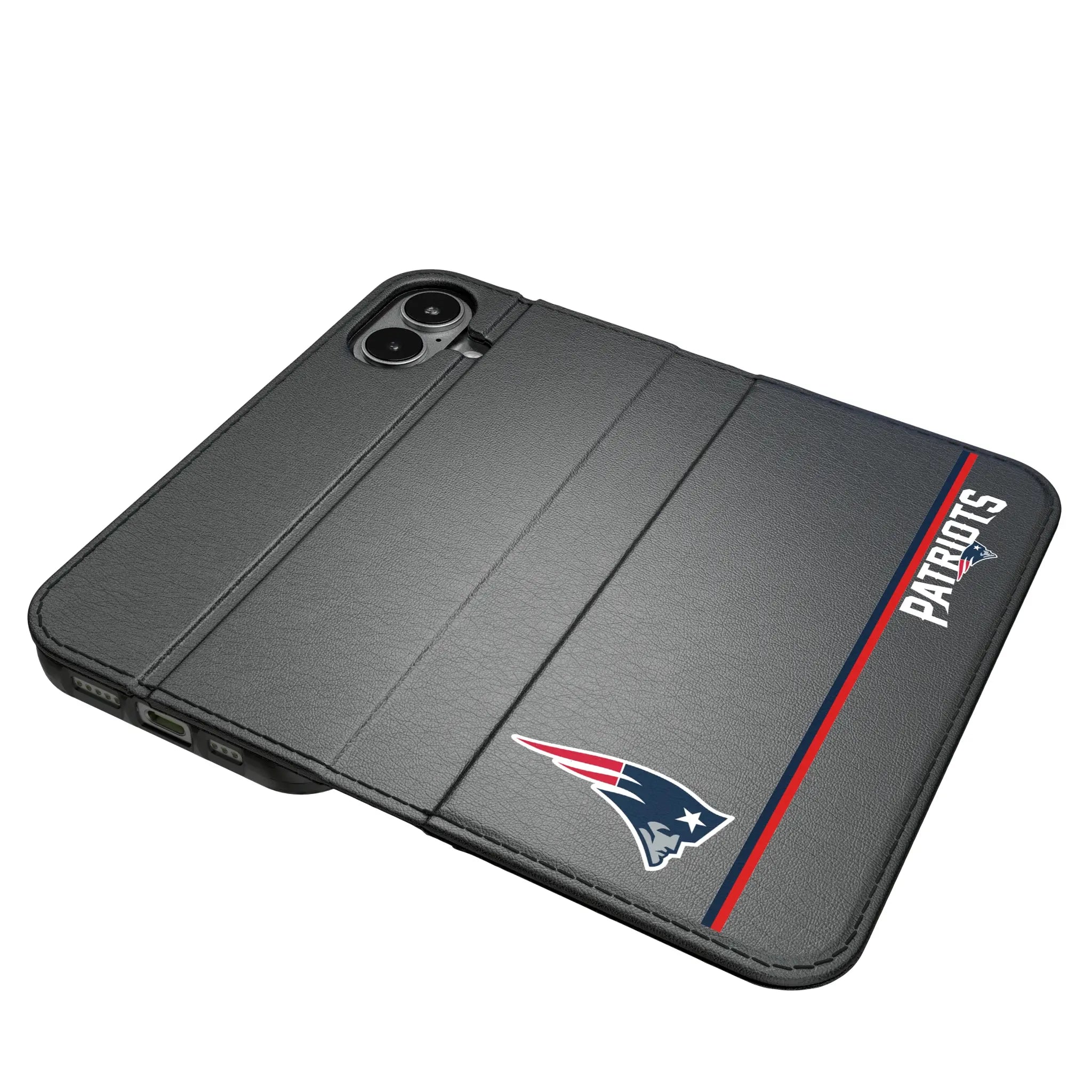 New England Patriots Sidebar iPhone Folio Phone Case for Apple iPhone#Device_iPhone 17