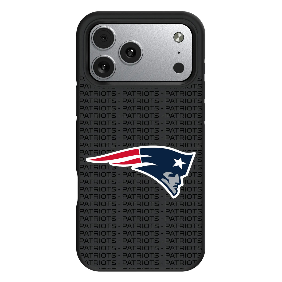 New England Patriots Text Backdrop iPhone Bump Phone Case for Apple iPhone#Device_iPhone 17 Pro Max