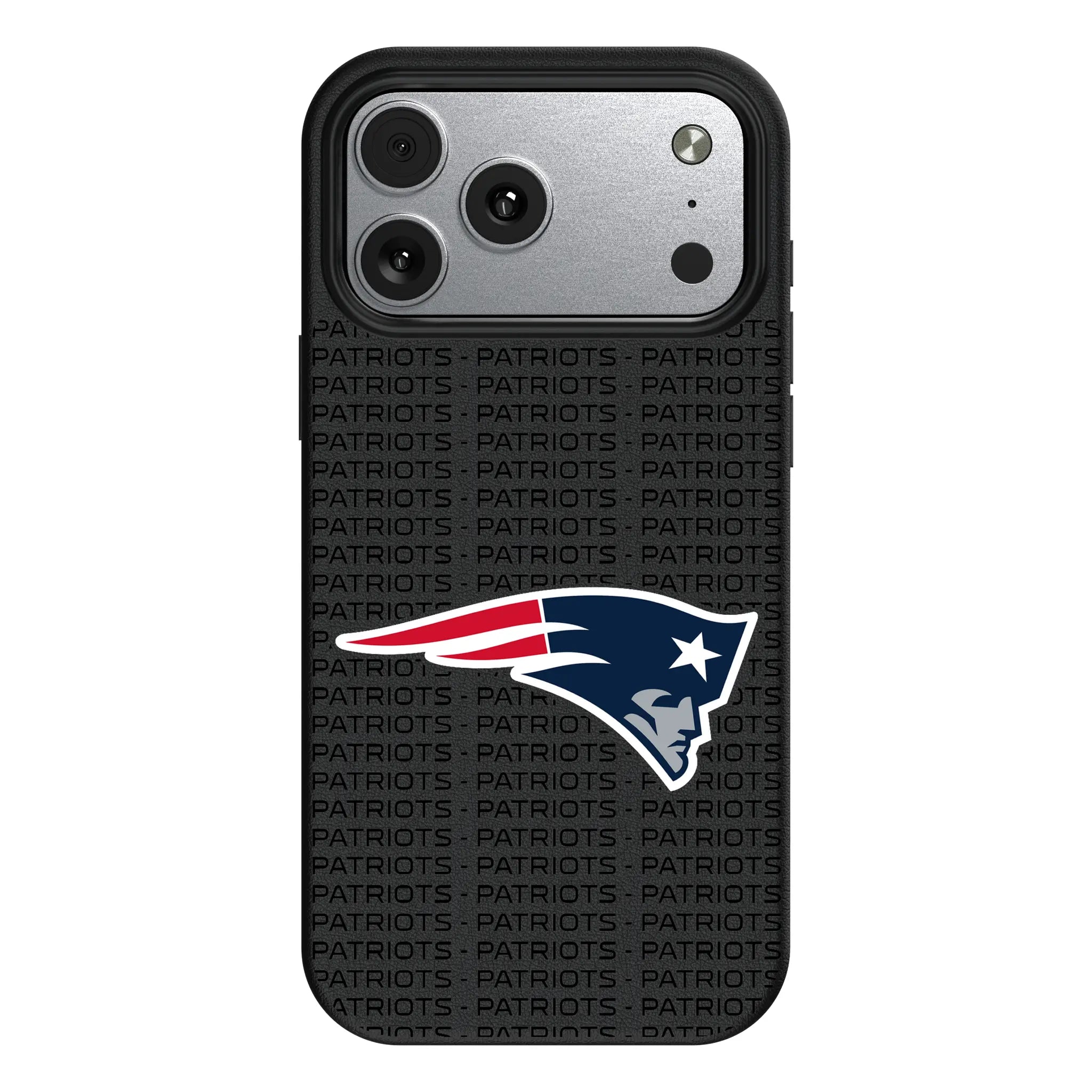New England Patriots Text Backdrop iPhone MagSafe Compatible Phone Case for Apple iPhone#Device_iPhone 17 Pro Max