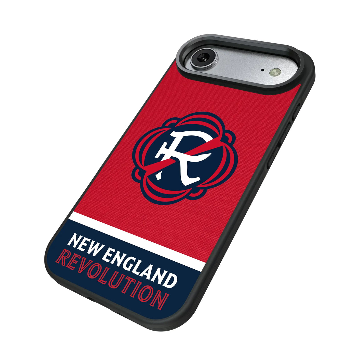 New England Revolution Endzone Solid iPhone Bump Phone Case for Apple iPhone - Isometric View#Device_iPhone Air