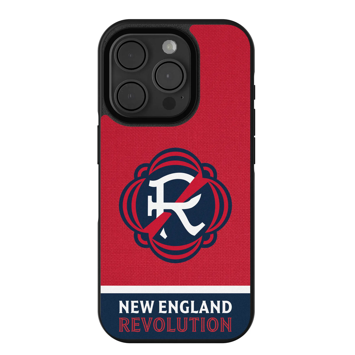 New England Revolution Endzone Solid iPhone Bump Phone Case for Apple iPhone