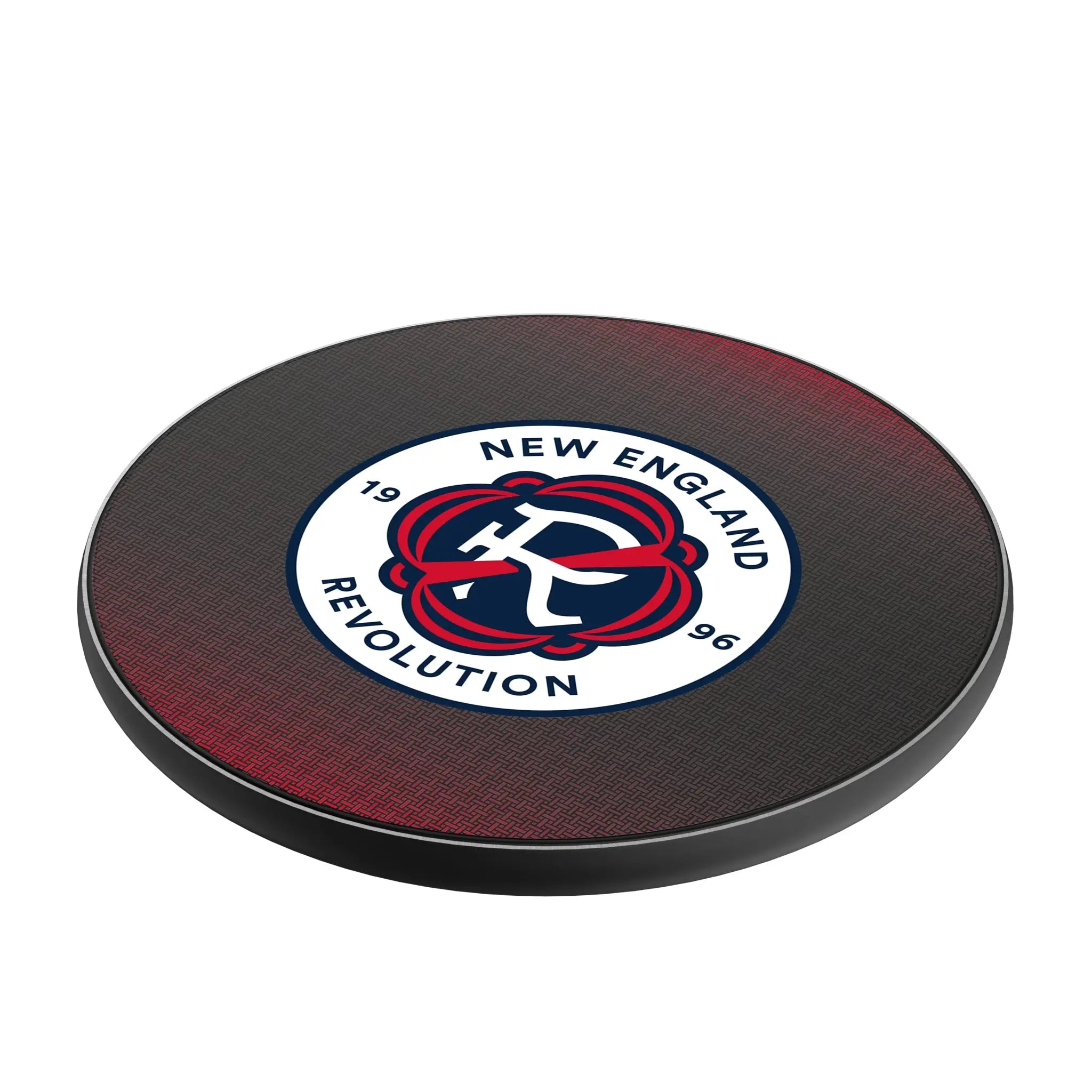 New England Revolution Linen 15-Watt Wireless Charger - Isometric View