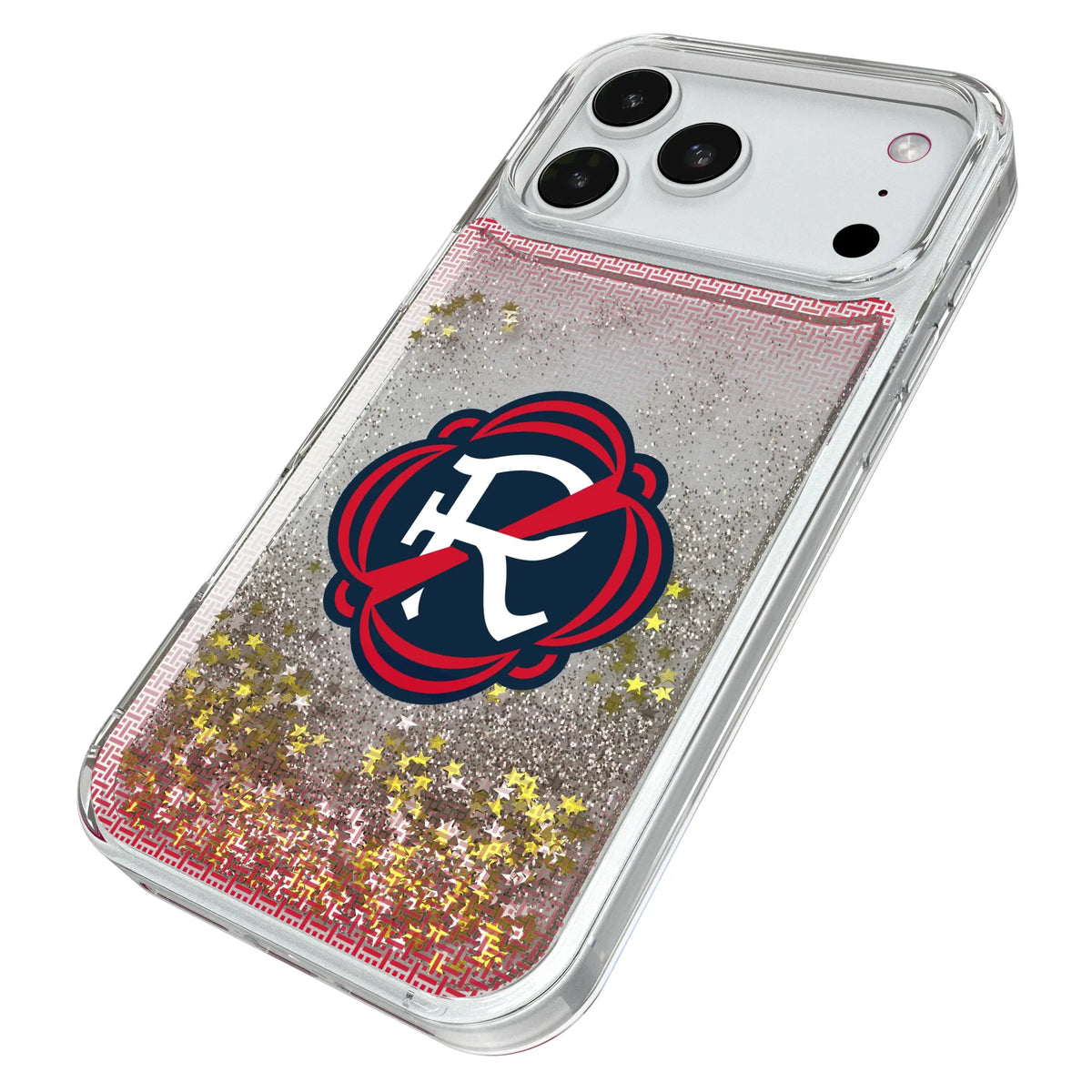 New England Revolution Linen iPhone Glitter Phone Case for Apple iPhone - Isometric View#Device_iPhone 18 Pro Max