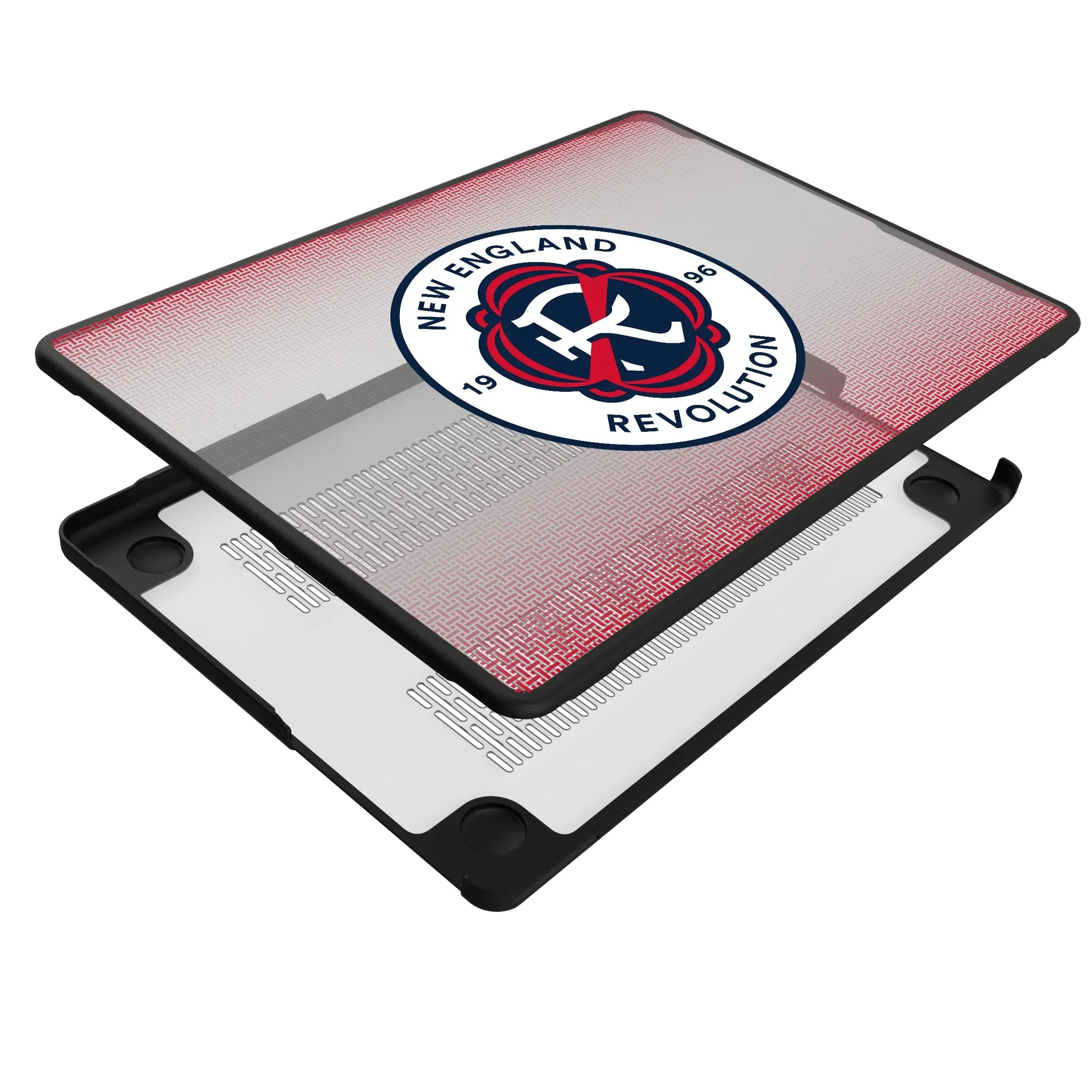 New England Revolution Linen MacBook Laptop Case for Apple MacBook - Isometric View