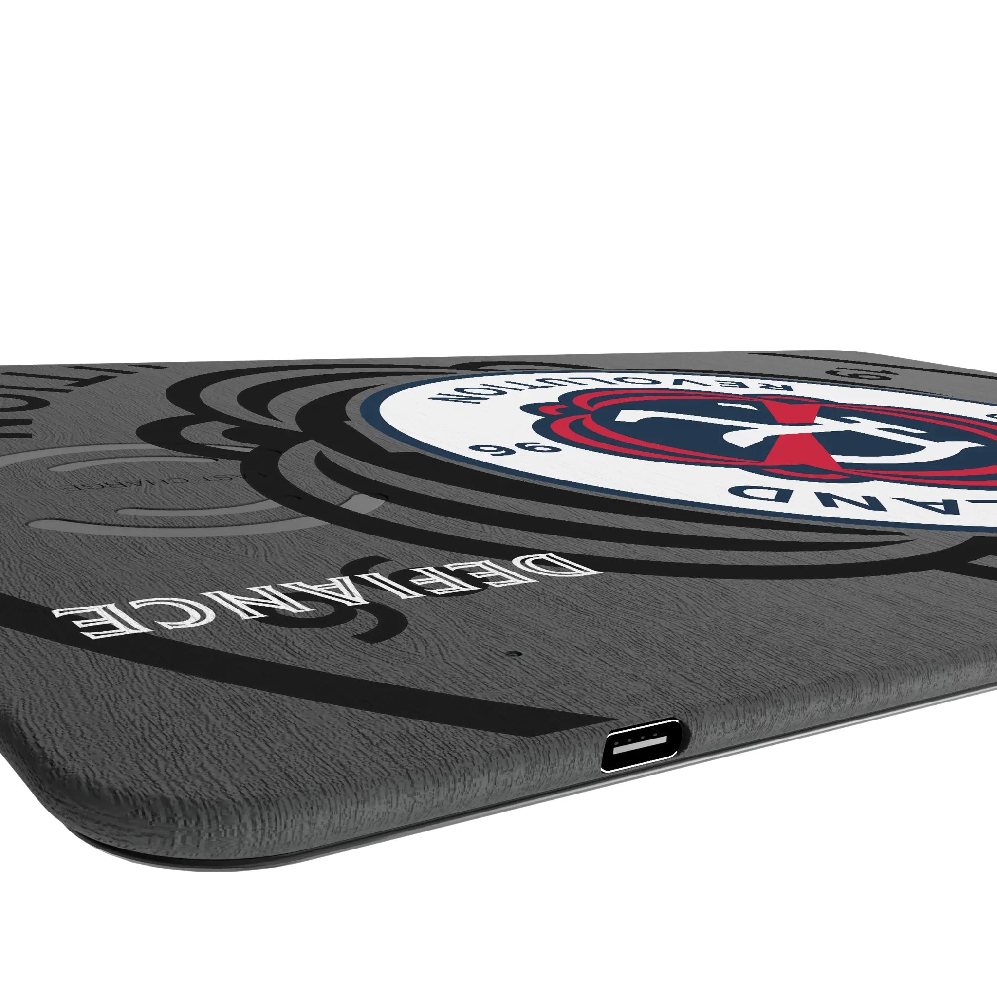 New England Revolution Monocolor Tilt 15-Watt Wireless Charger and Mouse Pad
