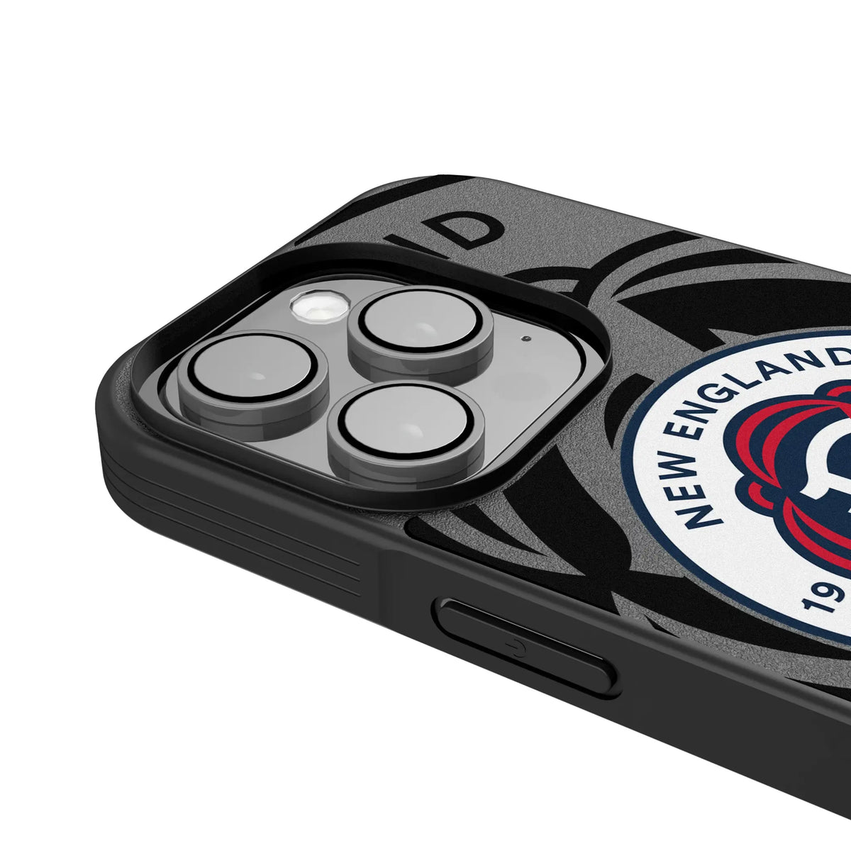 New England Revolution Monocolor Tilt iPhone Bump Phone Case for Apple iPhone - Detail