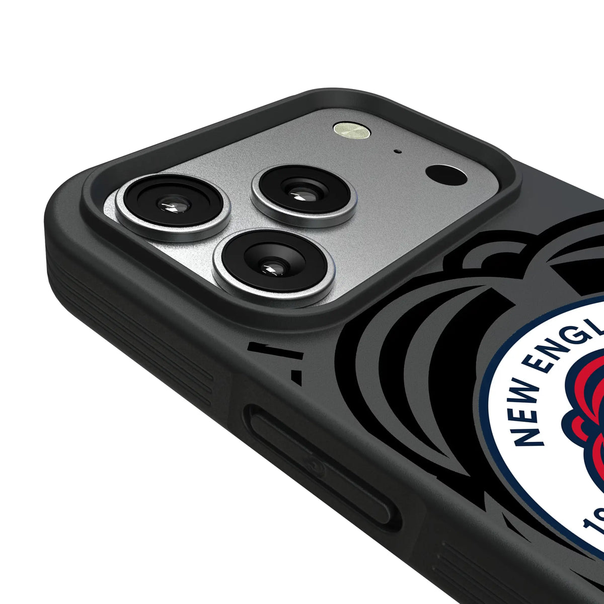 New England Revolution Monocolor Tilt iPhone Bump Phone Case for Apple iPhone - Detail#Device_iPhone 17 Pro