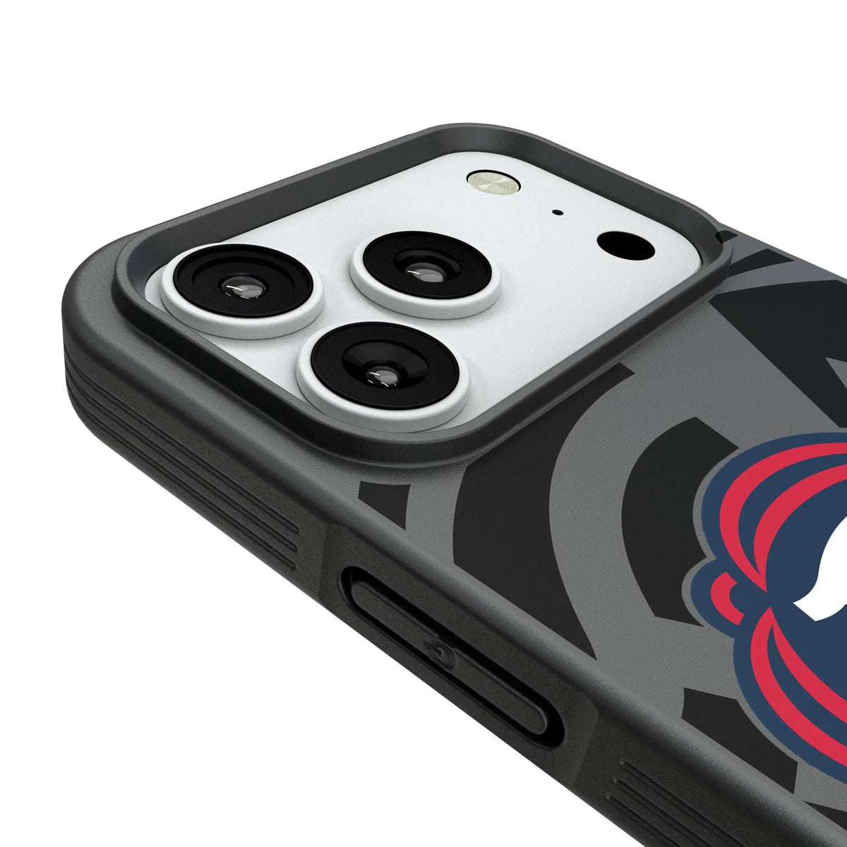New England Revolution Monocolor Tilt iPhone Bump Phone Case for Apple iPhone - Detail#Device_iPhone 18 Pro