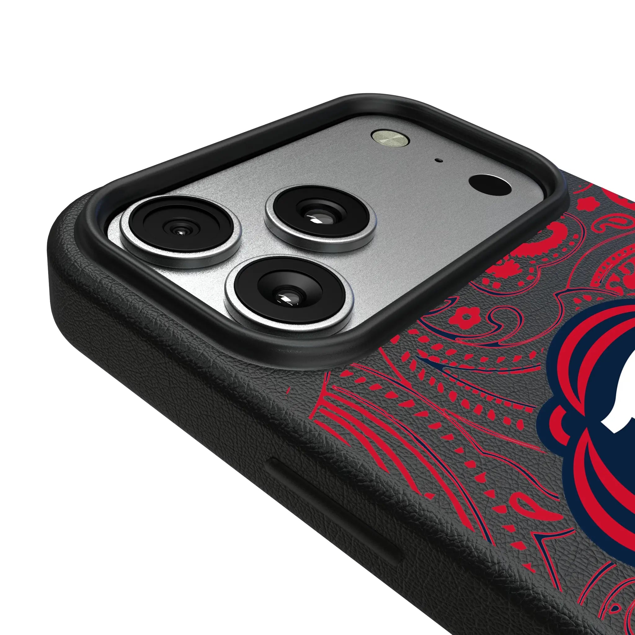 New England Revolution Paisley iPhone MagSafe Compatible Phone Case for Apple iPhone - Detail#Device_iPhone 17 Pro Max