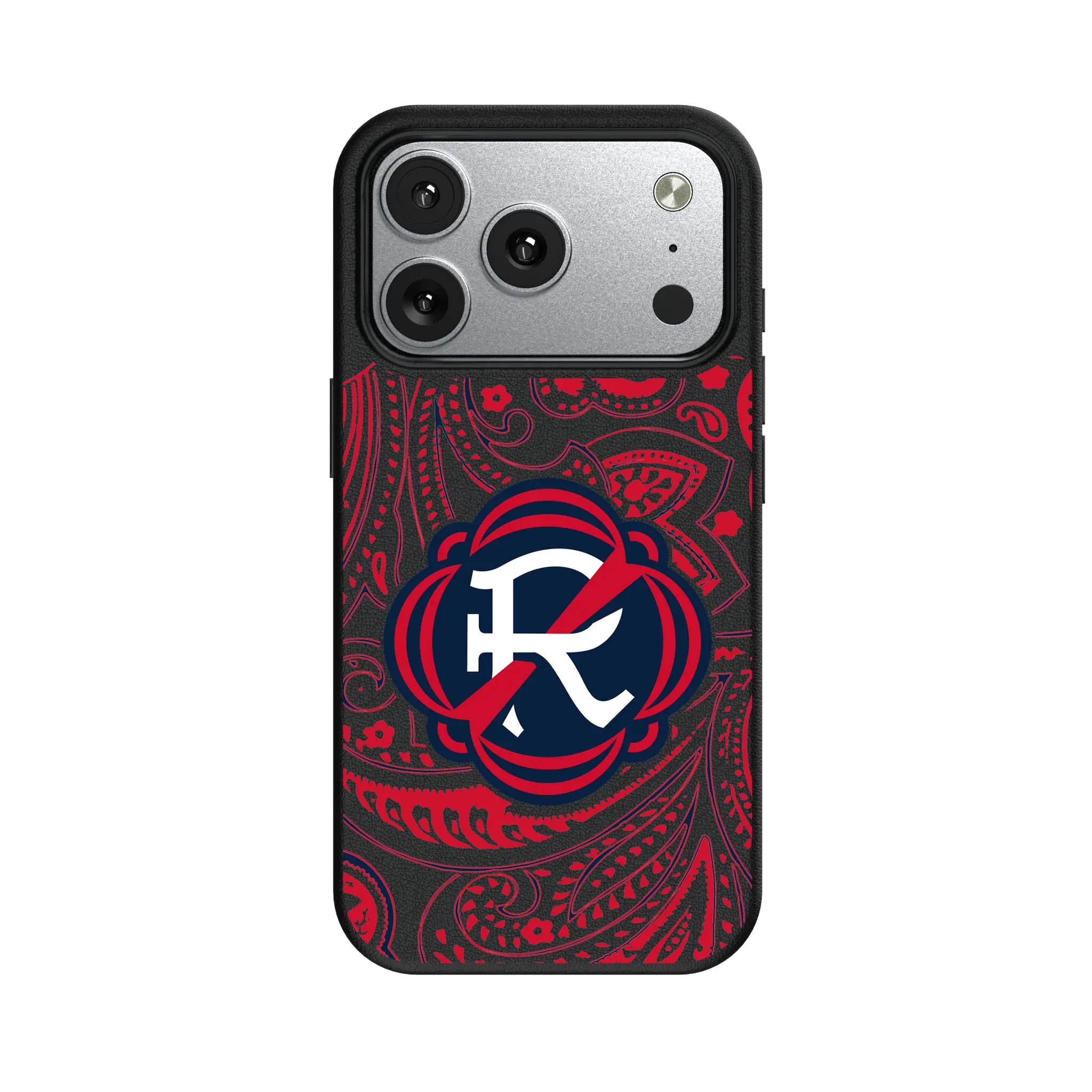 New England Revolution Paisley iPhone MagSafe Compatible Phone Case for Apple iPhone#Device_iPhone 17 Pro