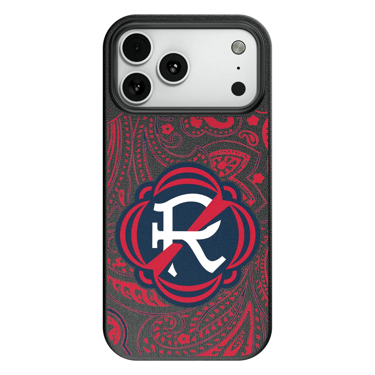 New England Revolution Paisley MagSafe Compatible Phone Case for Apple iPhone