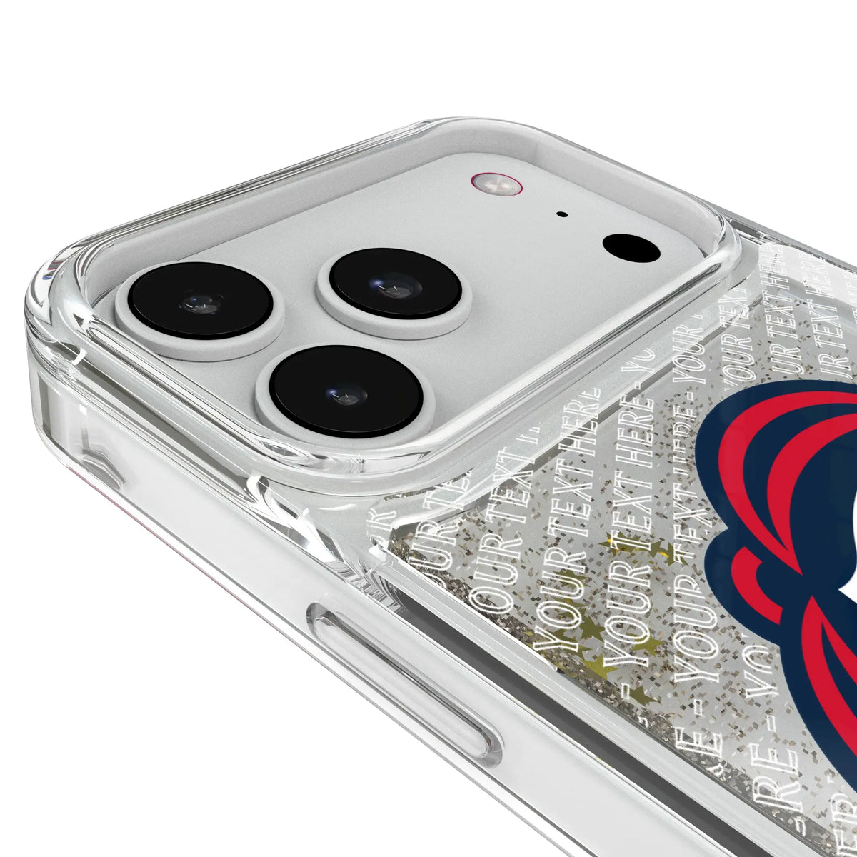 New England Revolution Personalized EndZone Plus iPhone Glitter Phone Case for Apple iPhone - Detail#Device_iPhone 18 Pro Max