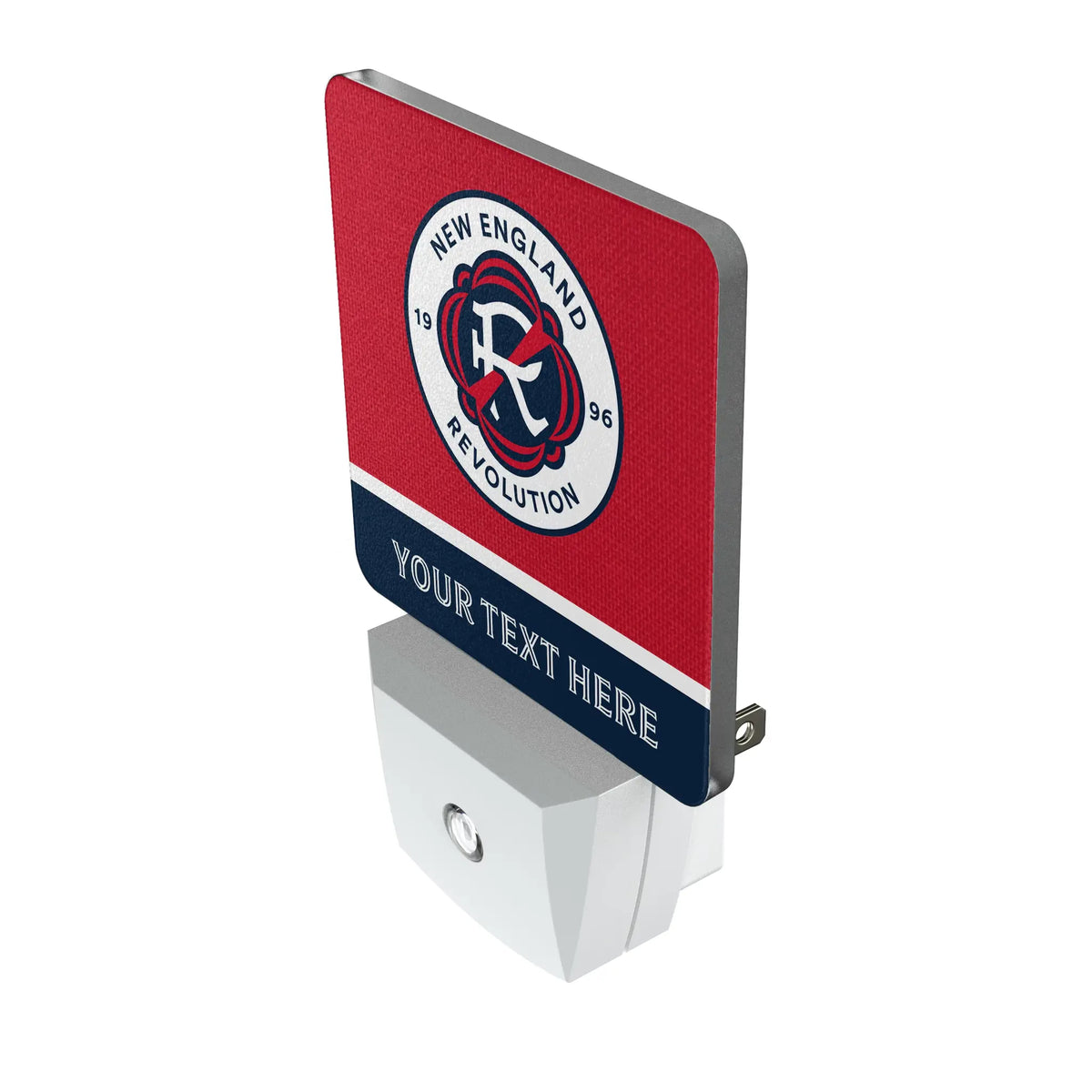 New England Revolution Personalized Endzone Solid Night Light 2-Pack - Isometric View