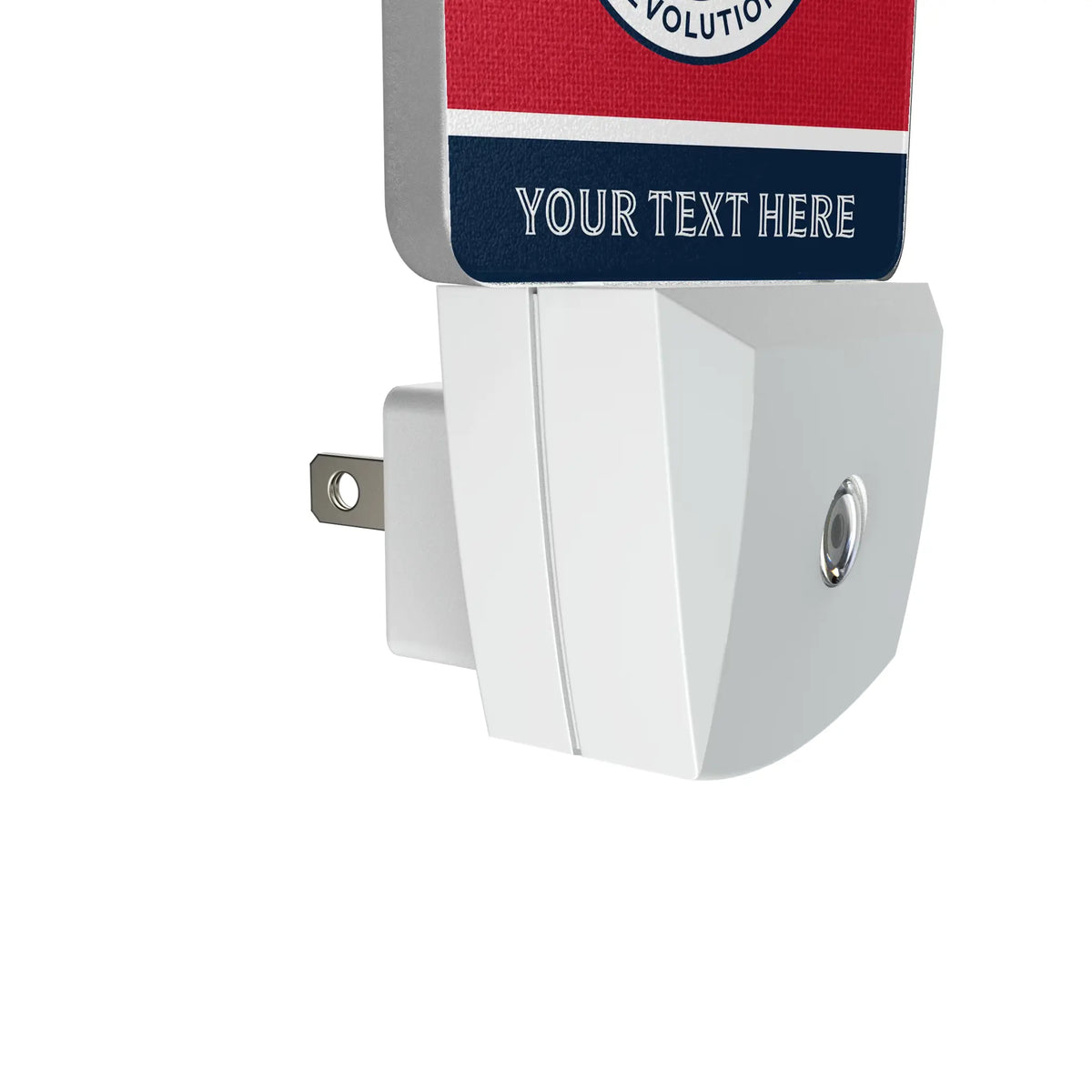 New England Revolution Personalized Endzone Solid Night Light 2-Pack - Detail