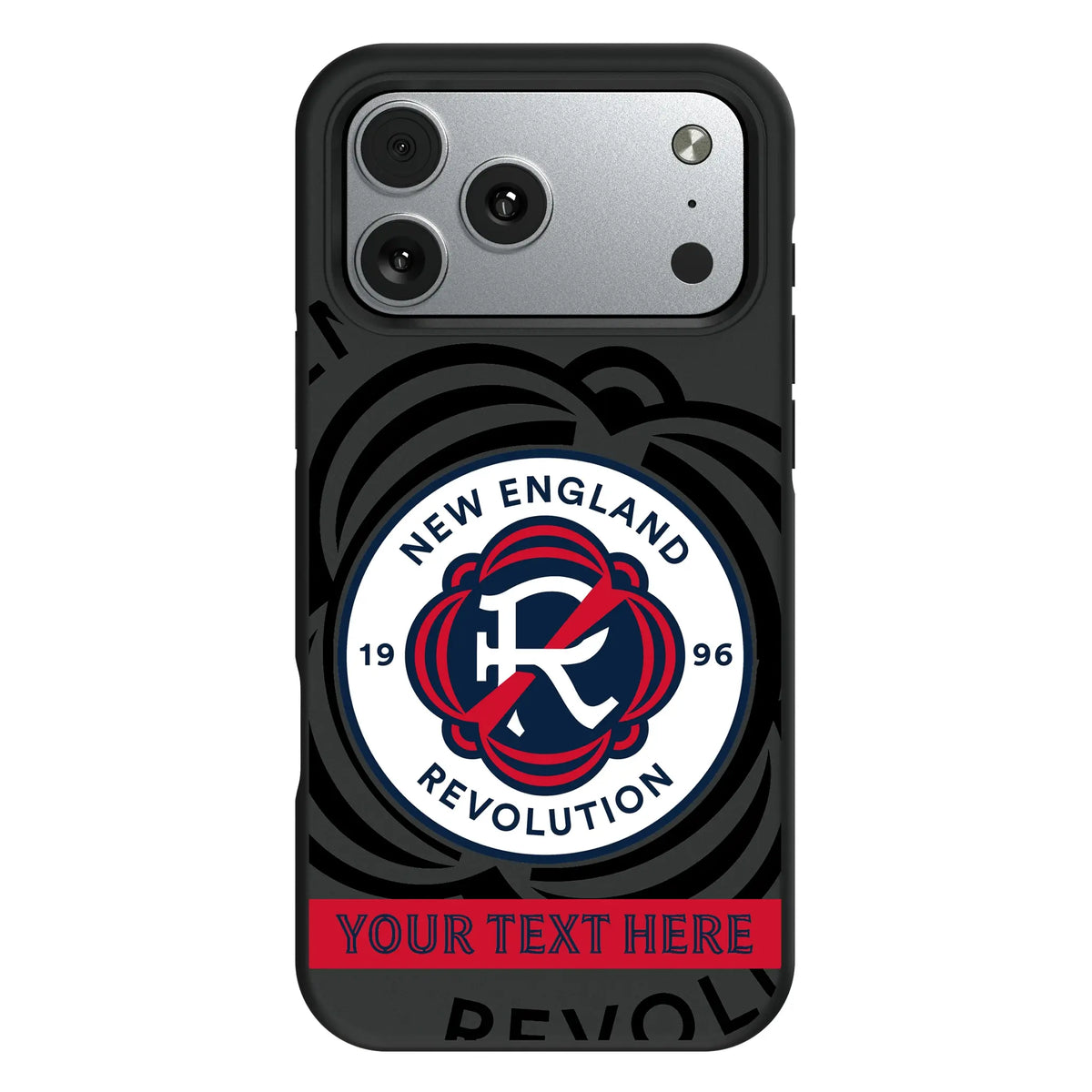 New England Revolution Personalized Tilt iPhone Bump Phone Case for Apple iPhone#Device_iPhone 17 Pro Max