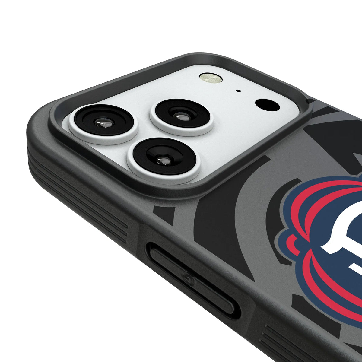 New England Revolution Personalized Tilt iPhone Bump Phone Case for Apple iPhone - Detail#Device_iPhone 18 Pro