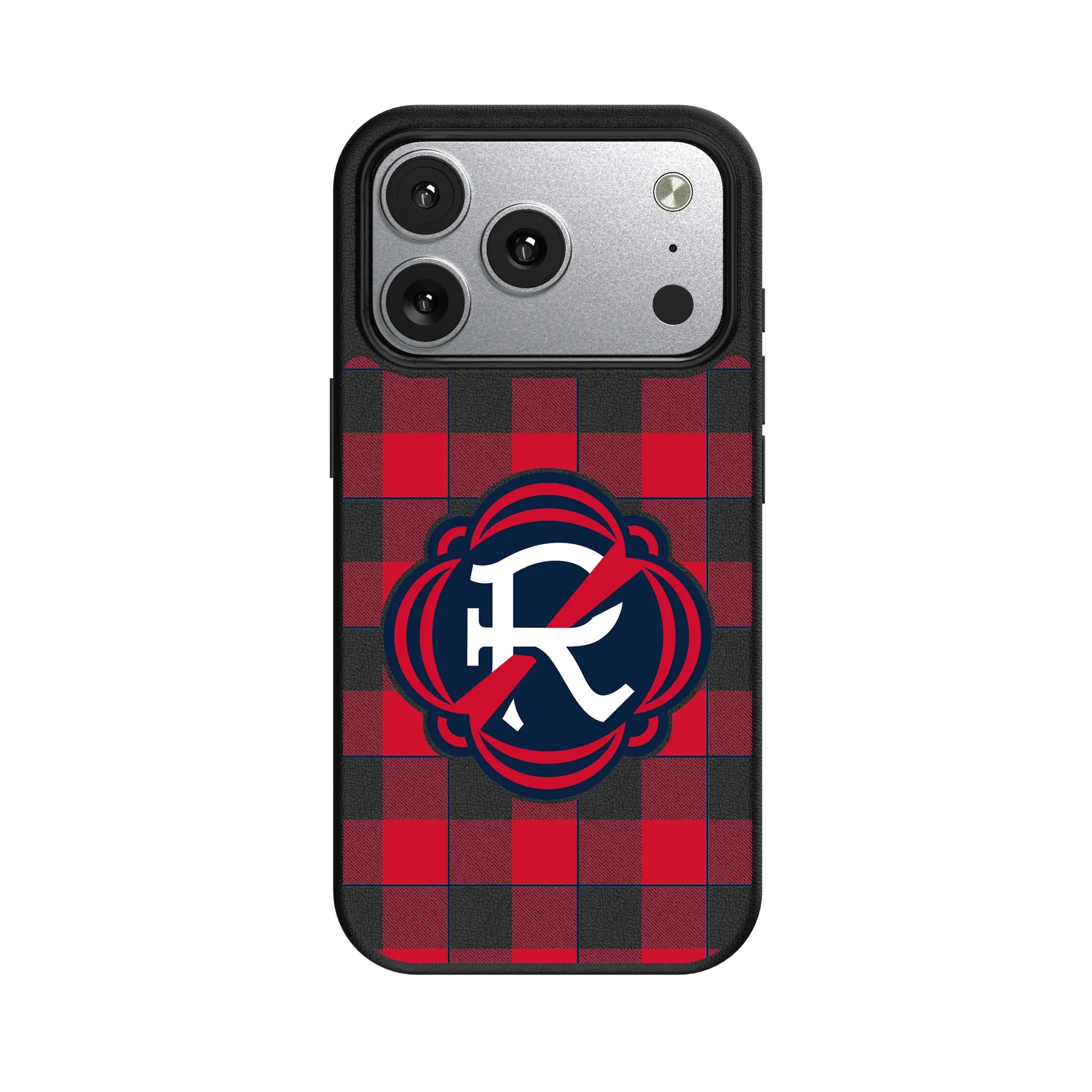 New England Revolution Plaid iPhone MagSafe Compatible Phone Case for Apple iPhone#Device_iPhone 17 Pro